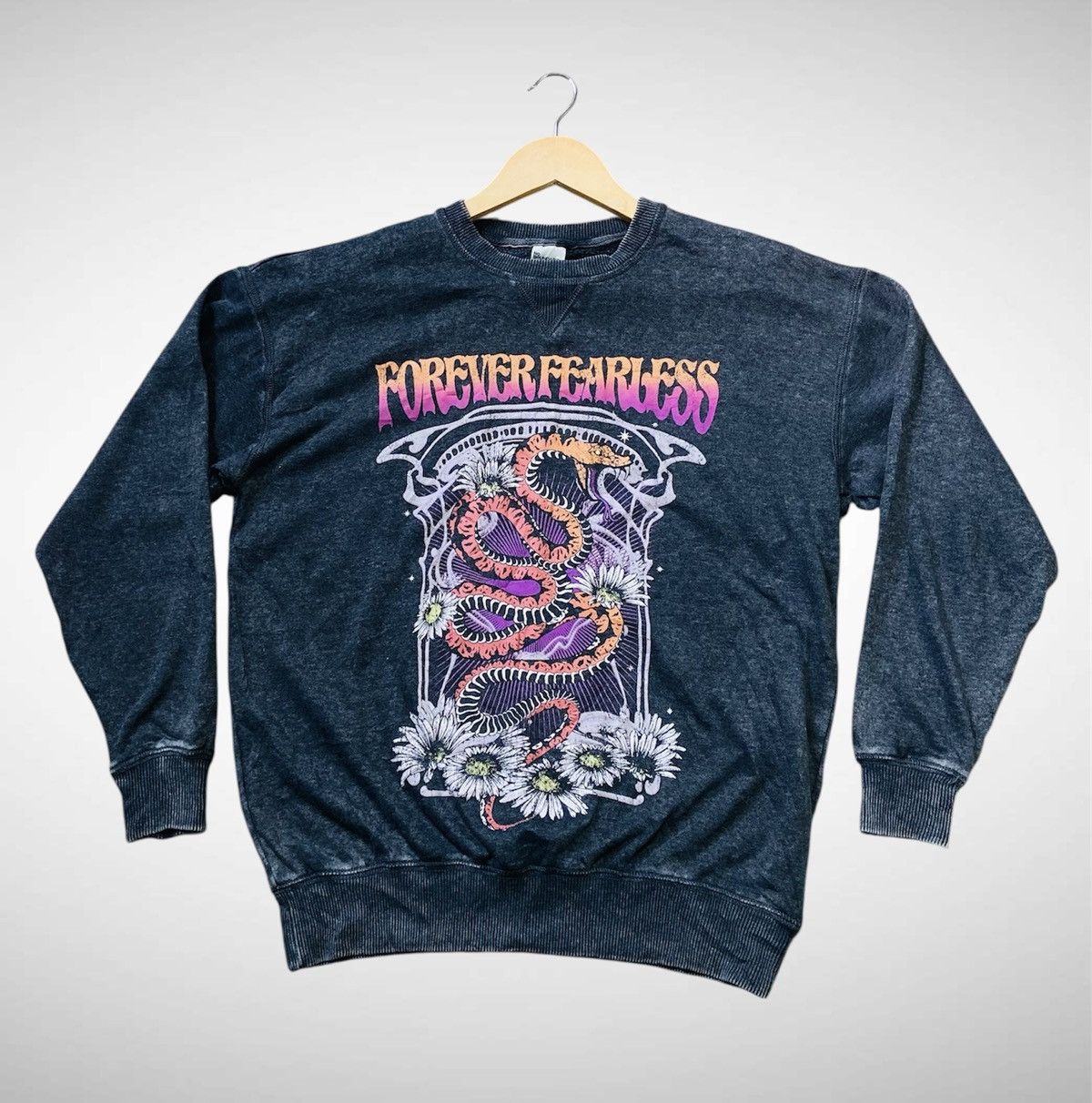 Japanese Brand No Boundaries Dragon Print Sweatshirt Size US L / EU 52-54 / 3 - 3 Thumbnail