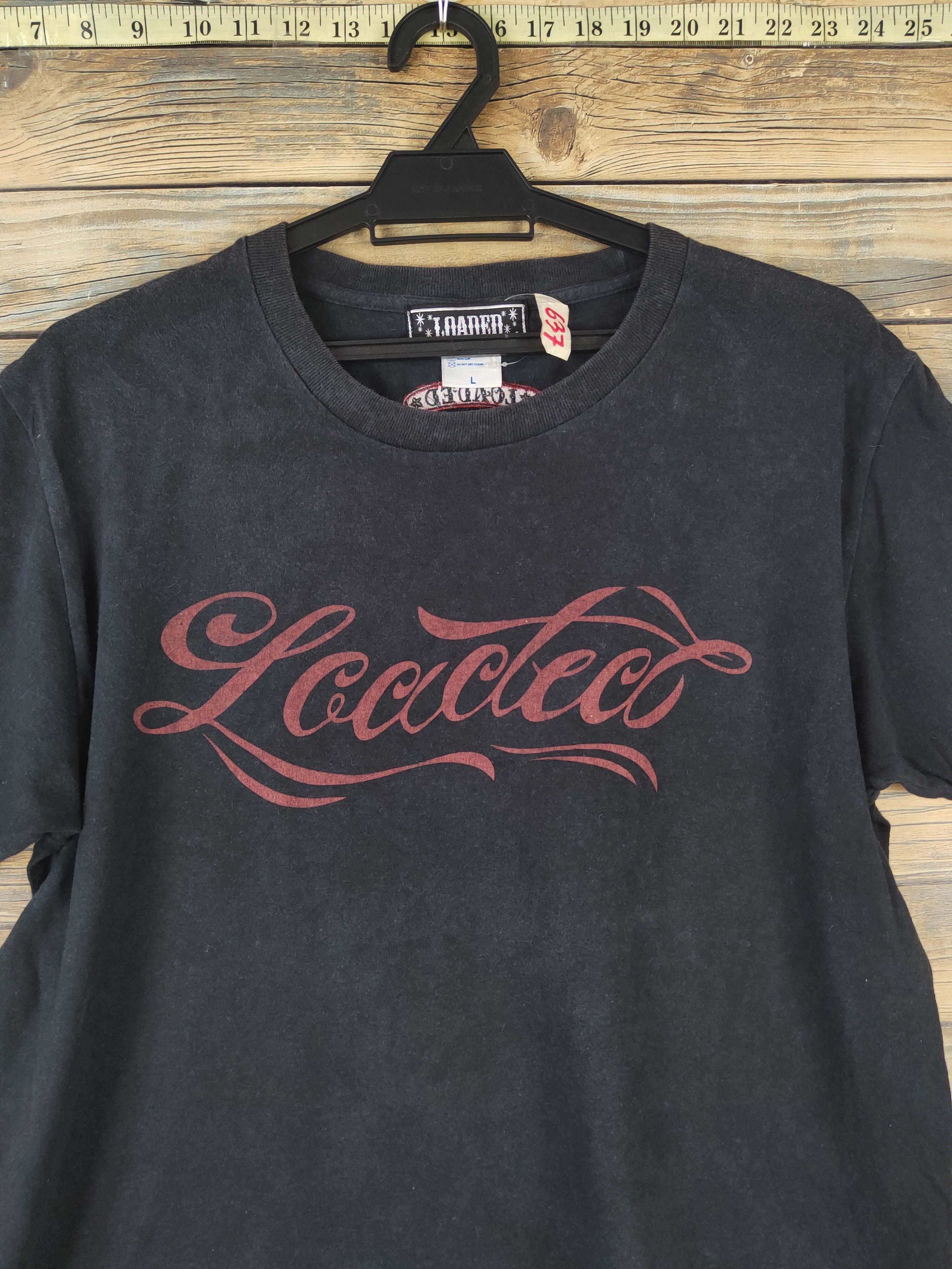 Japanese Brand DL Loaded Black Short Sleeve T-shirt #637 Size US L / EU 52-54 / 3 - 2 Thumbnail