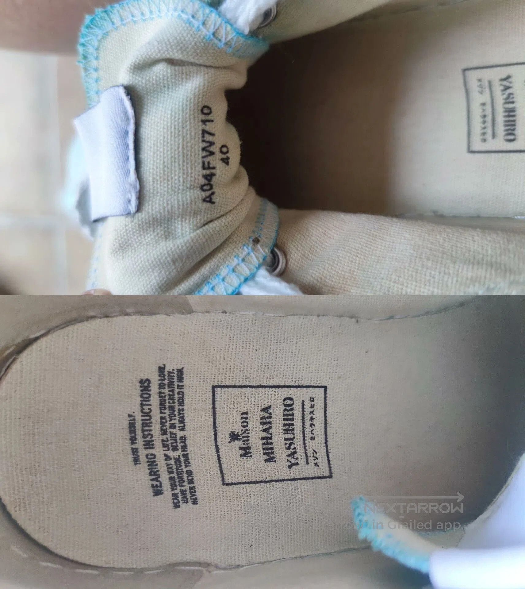 Maison MIHARA YASUHIRO Mihara Yasuhiro Canvas Sneakers. Size US 7 / EU 40 - 6 Thumbnail