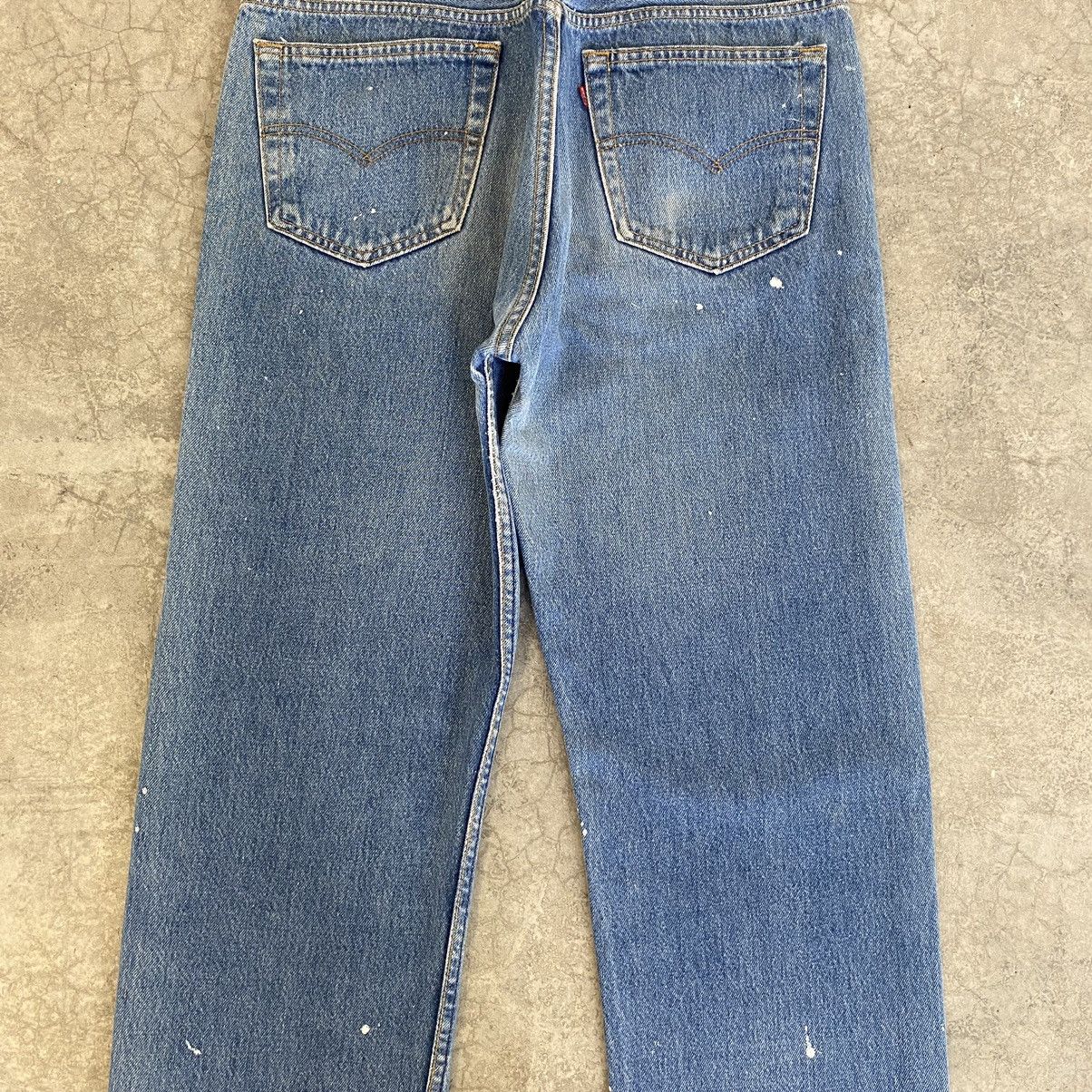 Levi's Vintage Late 80’s Levis 501 Distressed Painter Jeans Size US 33 - 21 Thumbnail