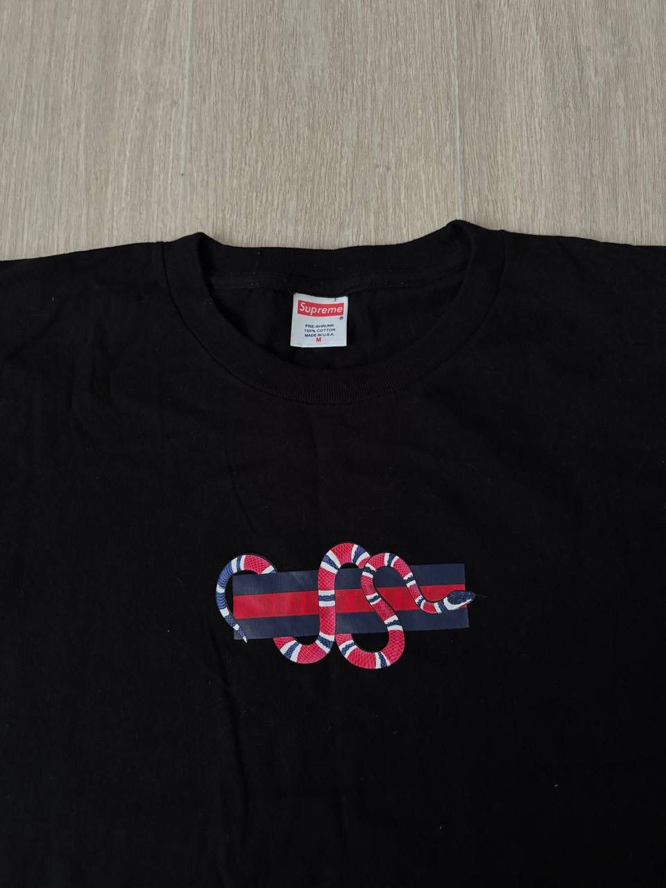 Supreme Supreme box logo snake T shirt Size US M / EU 48-50 / 2 - 2 Thumbnail