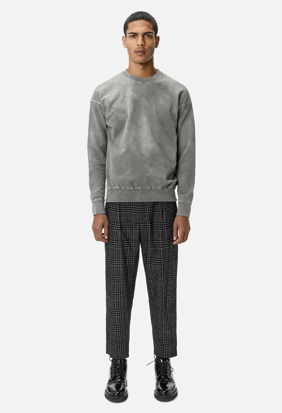 John Elliott John Elliot Wide Tuck Pants / Houndstooth Charcoal Sz 1 Size US 29 - 7 Thumbnail