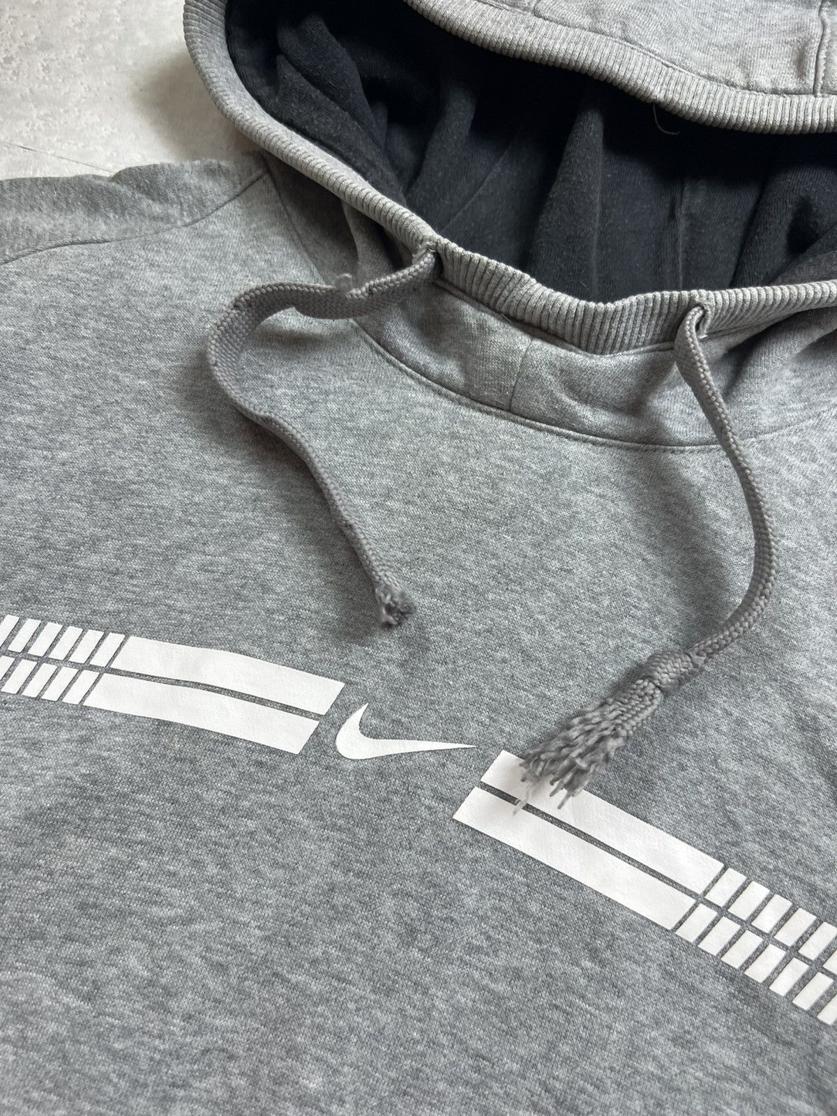 Nike 00s Nike Central Swoosh Vintage Y2K Oversized Retro Hoodie Size US M / EU 48-50 / 2 - 4 Thumbnail