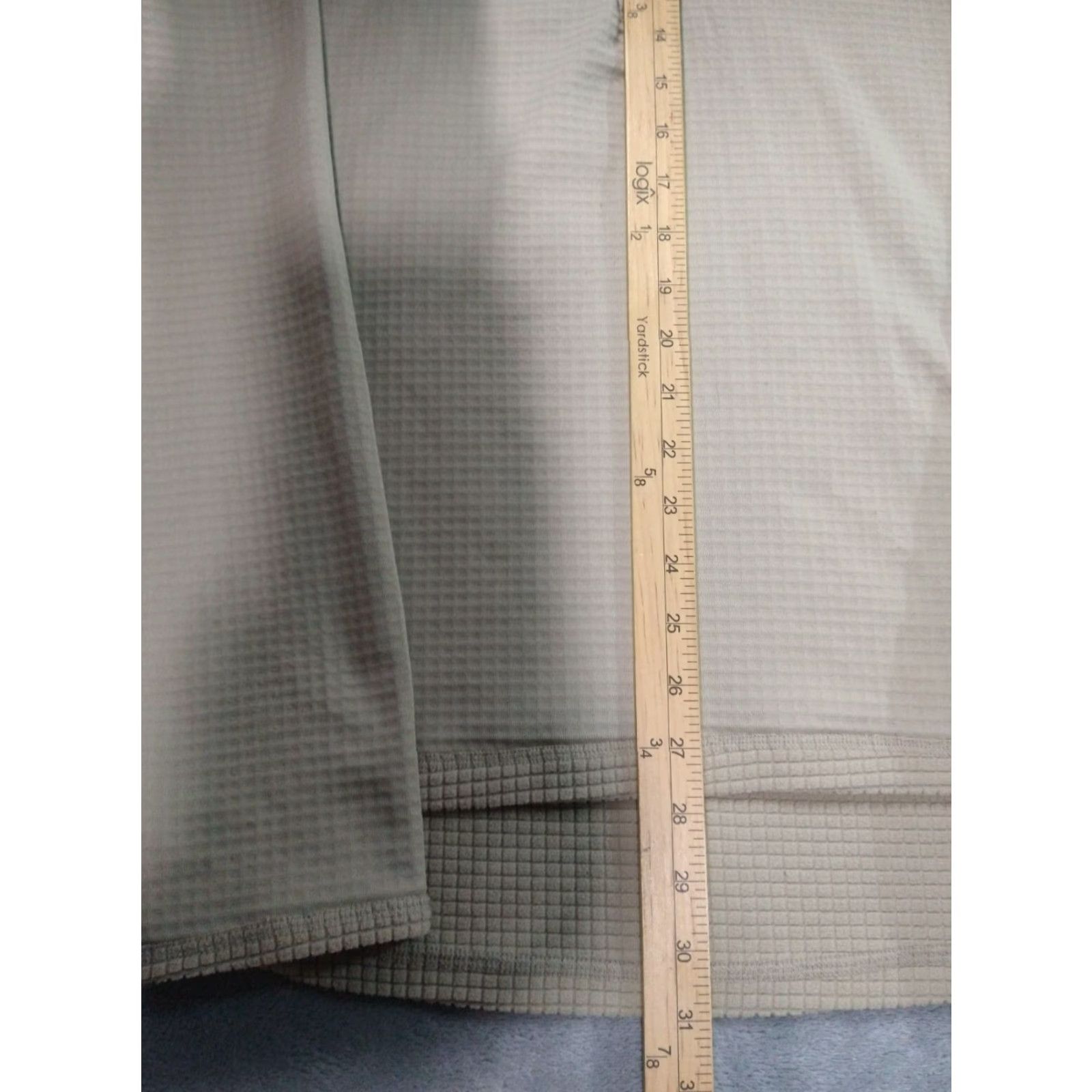 Vintage Kenyon Shirt Mens XL Beige Waffle Knit Thermal 1/4 Zip Long Sleeve Pullover Size US XL / EU 56 / 4 - 3 Thumbnail