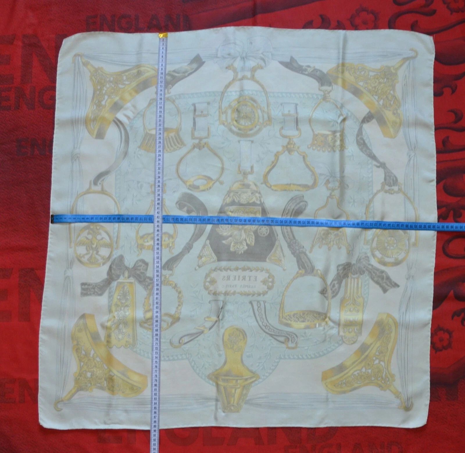 Hermes Hermes Paris Etriers Françoise De La Perriere Vintage Silk Size ONE SIZE - 24 Thumbnail