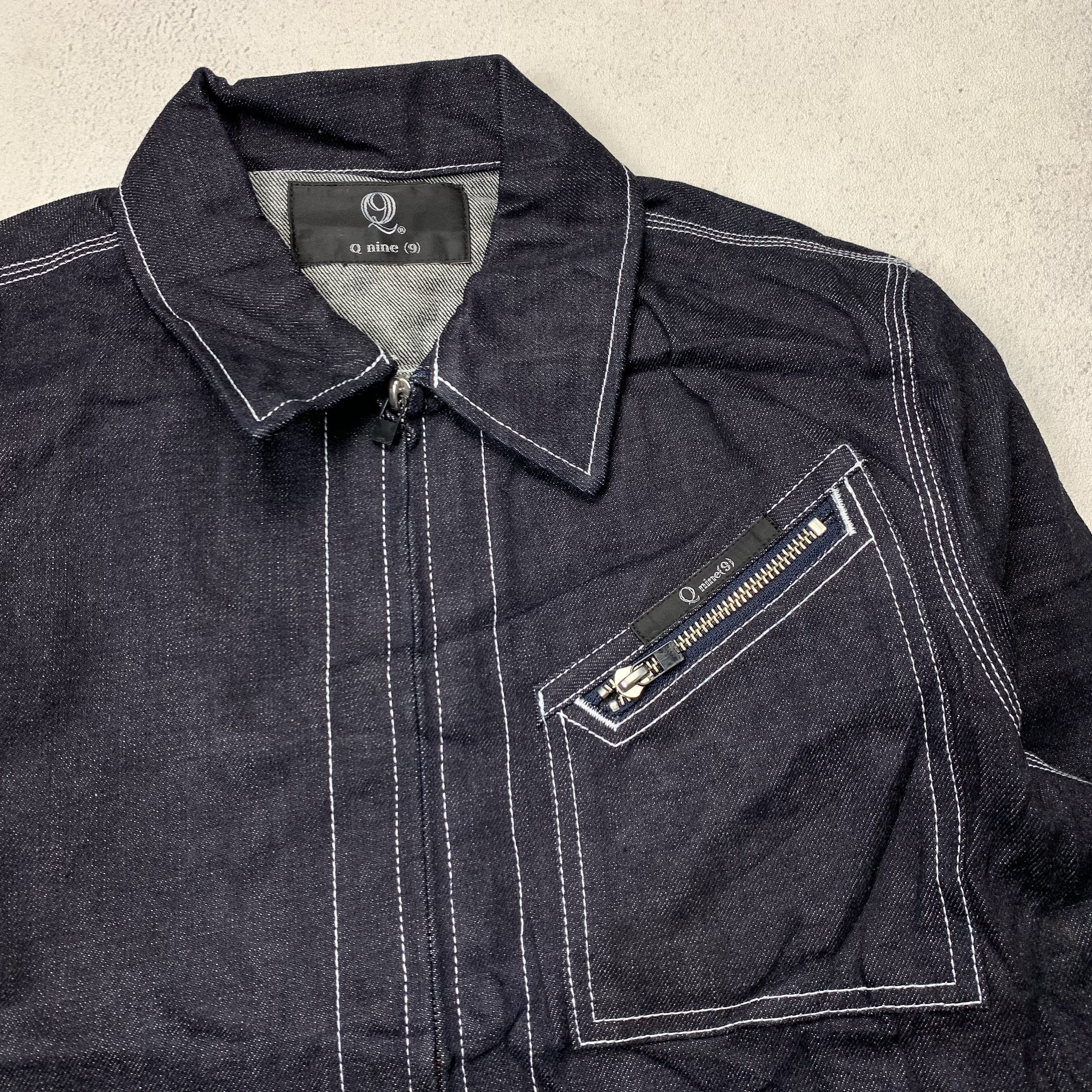 Japanese Brand Q nine (9) Selvedge Denim Jacket Size US S / EU 44-46 / 1 - 3 Thumbnail