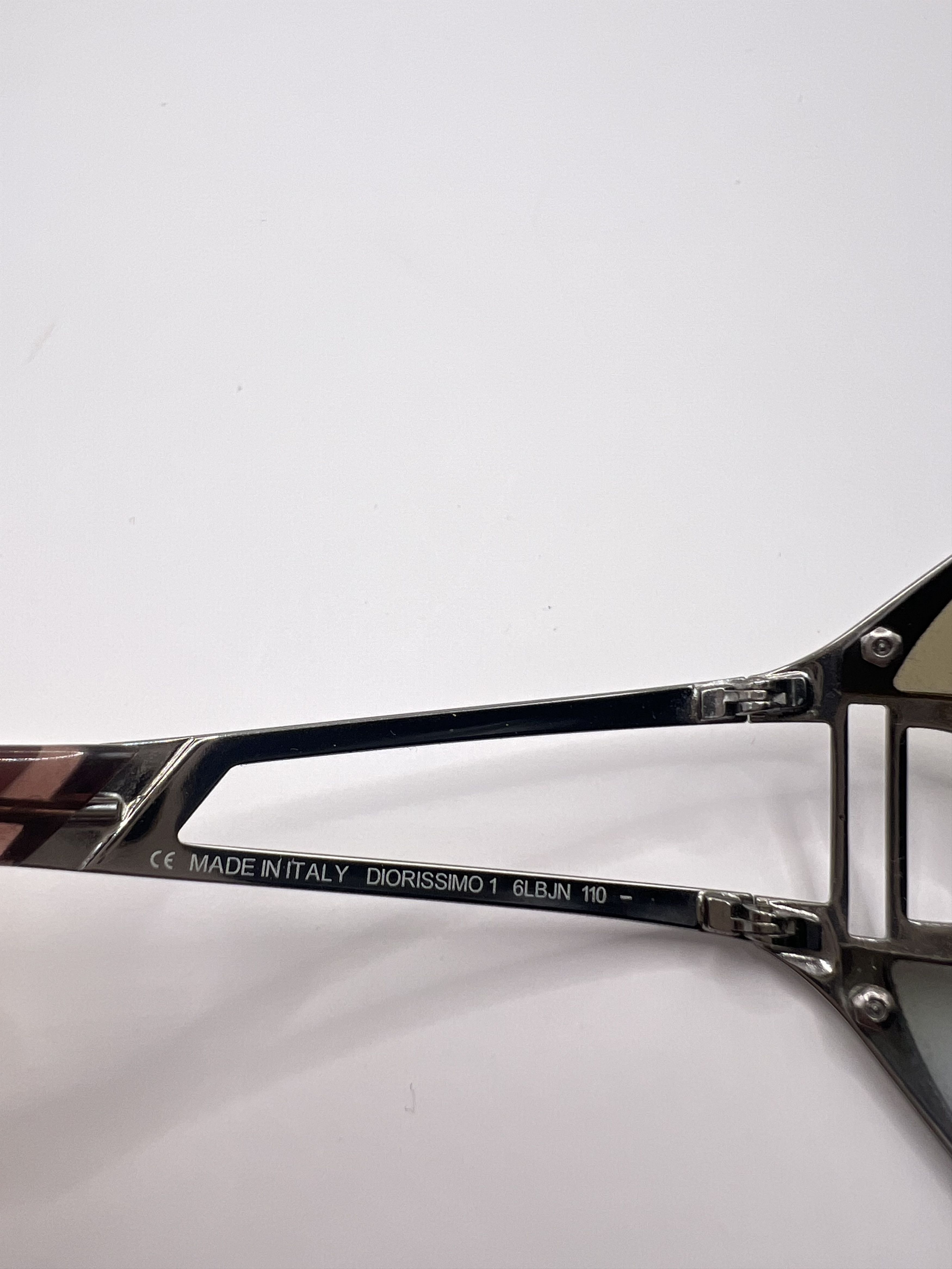 Dior Dior " Diorissimo 1 " silver sunglasses Size ONE SIZE - 11 Thumbnail
