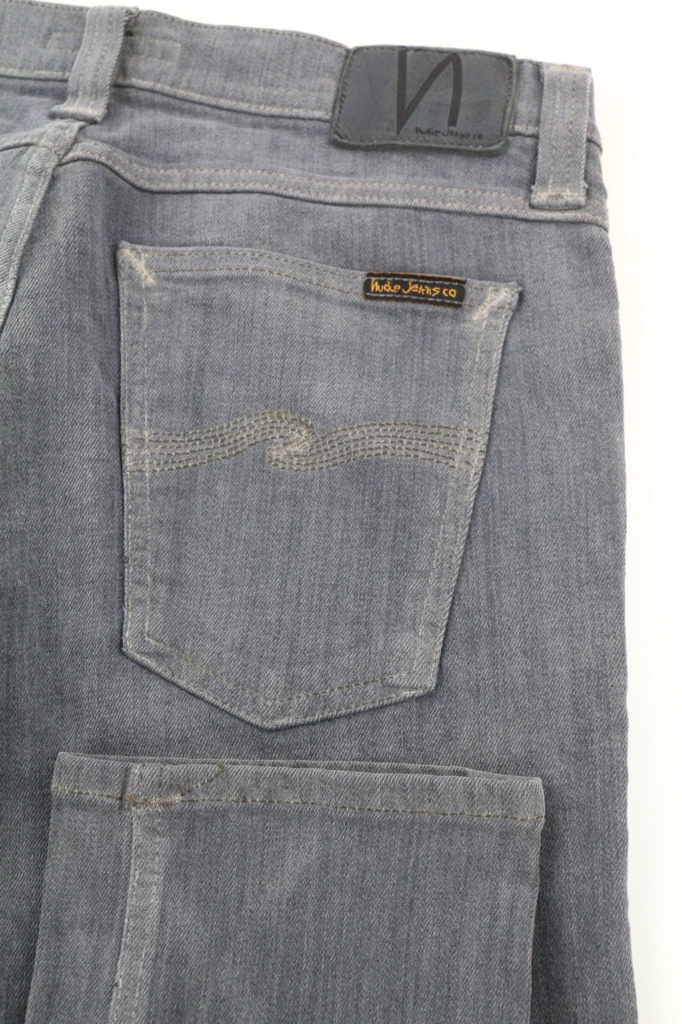 Nudie Jeans TIGHT LONG JOHN W30/L32 Organic Charcoal Jeans 80671 Size US 30 / EU 46 - 5 Thumbnail