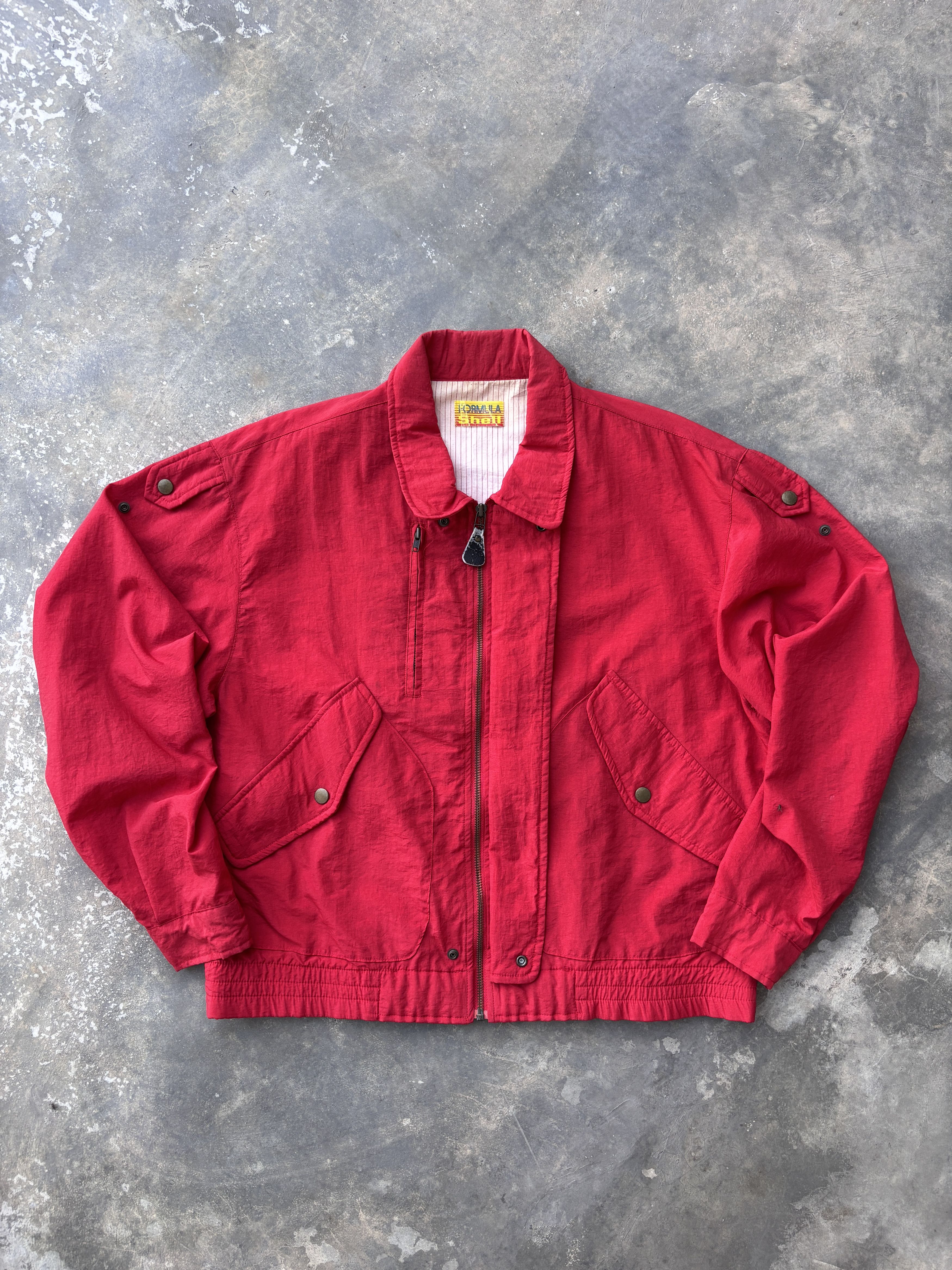 Formula 1 Formula 1 Shell Rare Vintage Red Motorsport Racing Jacket Size US M / EU 48-50 / 2 - 1 Thumbnail