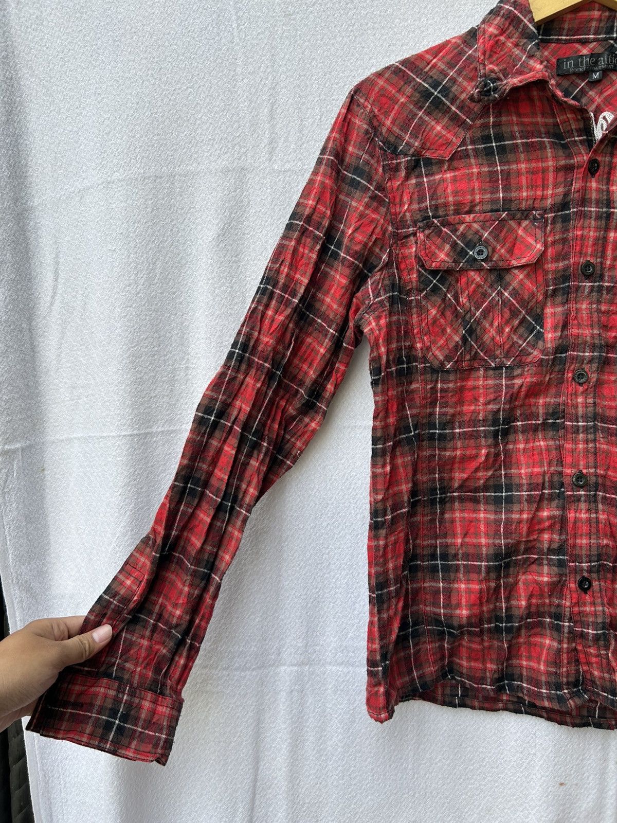 14th Addiction × If Six Was Nine × Japanese Brand IN THE ATTIC PLAID BUTTON UP SHIRT Size US M / EU 48-50 / 2 - 4 Thumbnail