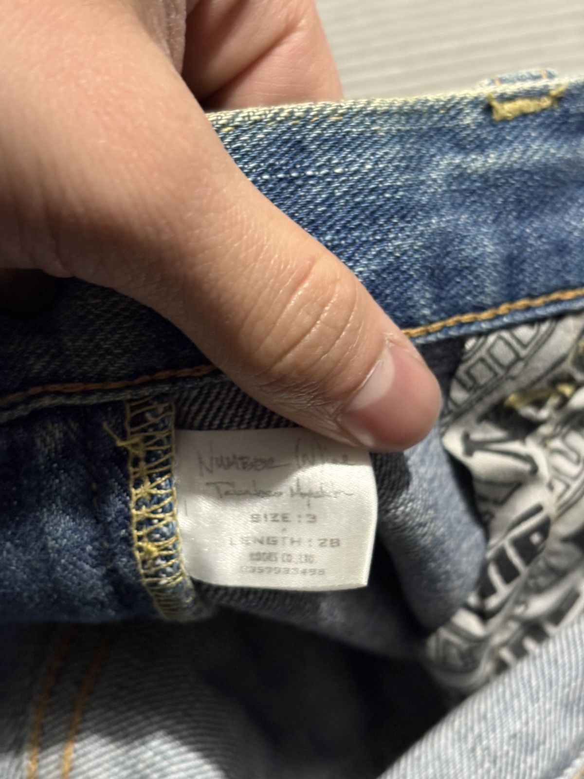 Number (N)ine 32 SS03 Number Nine Kurt Cobain patchwork denim jeans patch Size US 32 / EU 48 - 5 Thumbnail