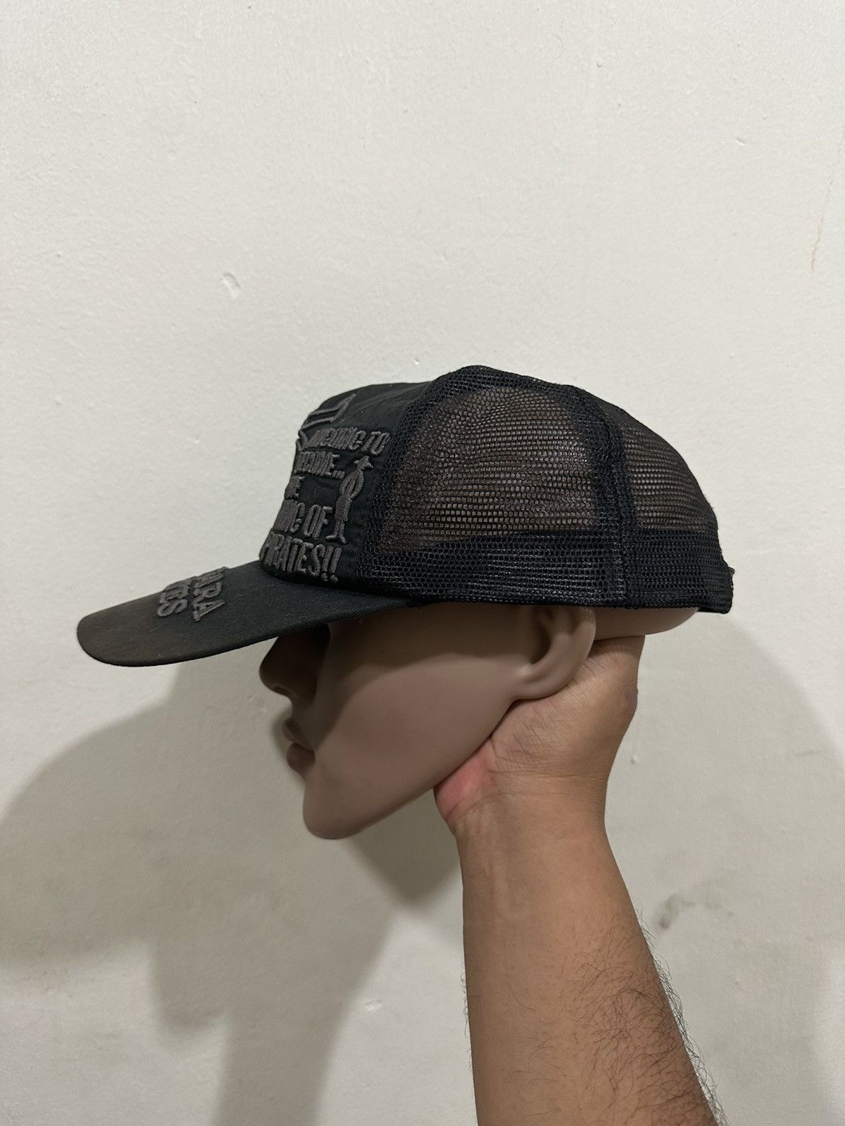 One Piece Distress One Piece Trucked Hat Size ONE SIZE - 3 Thumbnail