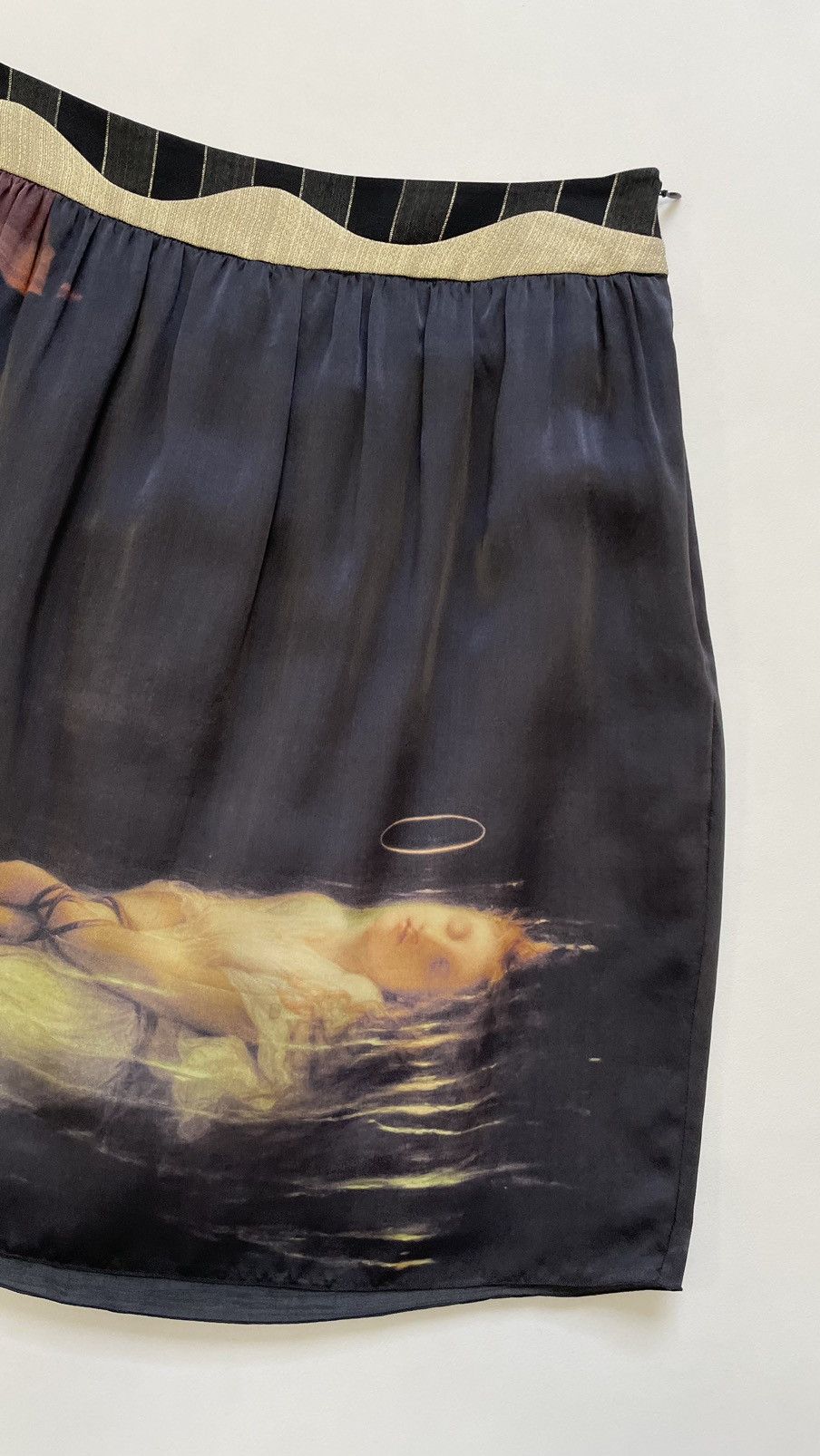 Undercover S/S 09 ‘Young Martyr’ Print Silk Midi Skirt Size 27" / US 4 / IT 40 - 5 Thumbnail