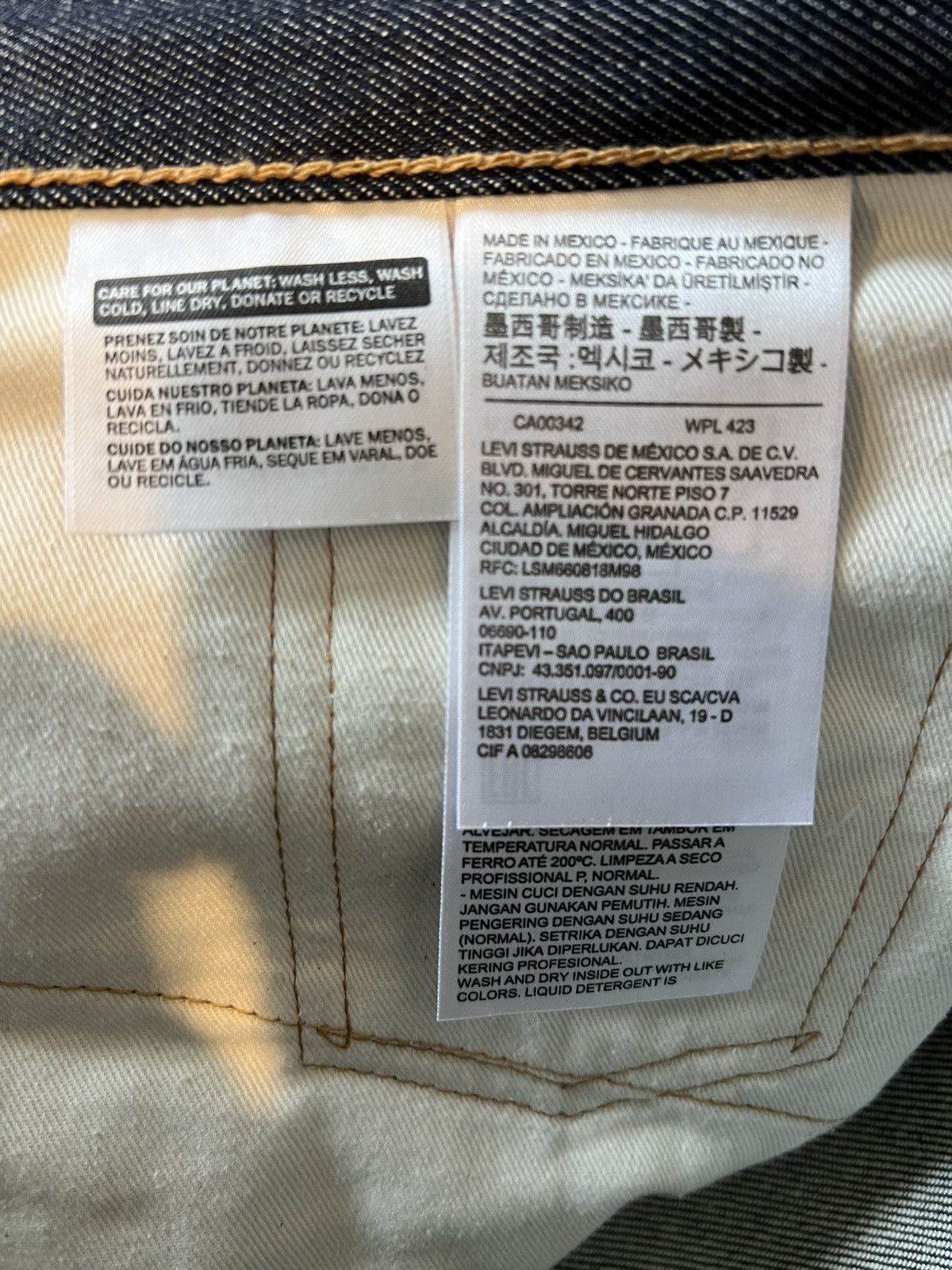 DENIM TEARS × Levi's Denim Tears x Levi’s Plain Jane Selvedge Raw 501s Size US 33 - 8 Thumbnail