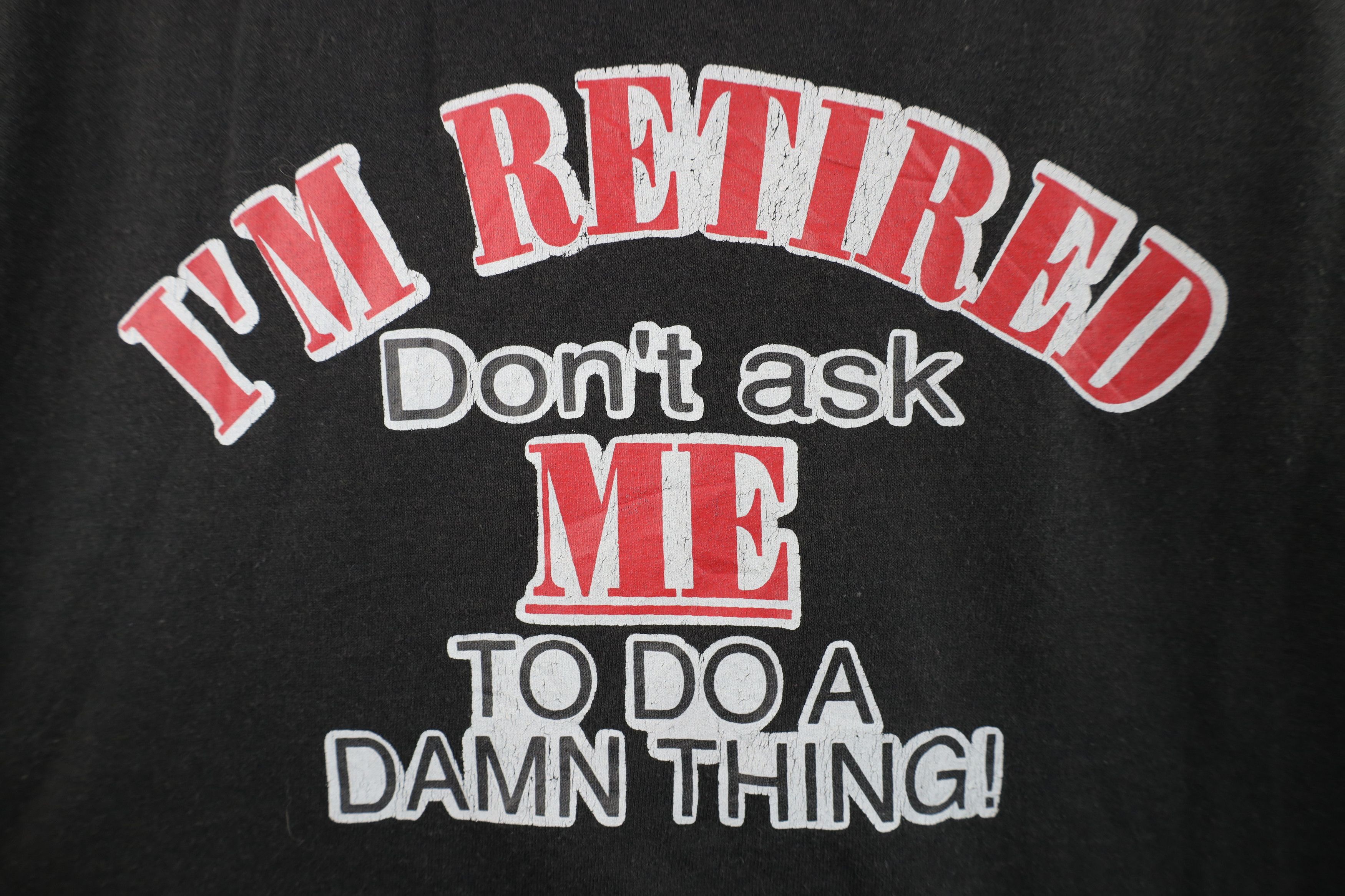 Vintage Vintage 80s Don't Ask Me To Do A Damn Thing T-Shirt USA Size US L / EU 52-54 / 3 - 4 Thumbnail