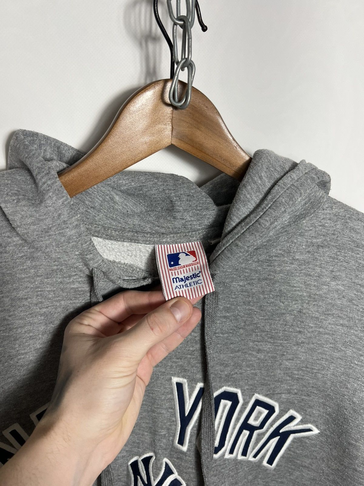 Majestic Vintage Majestic New York Yankees Big Logo Hoodie Size US S / EU 44-46 / 1 - 6 Thumbnail