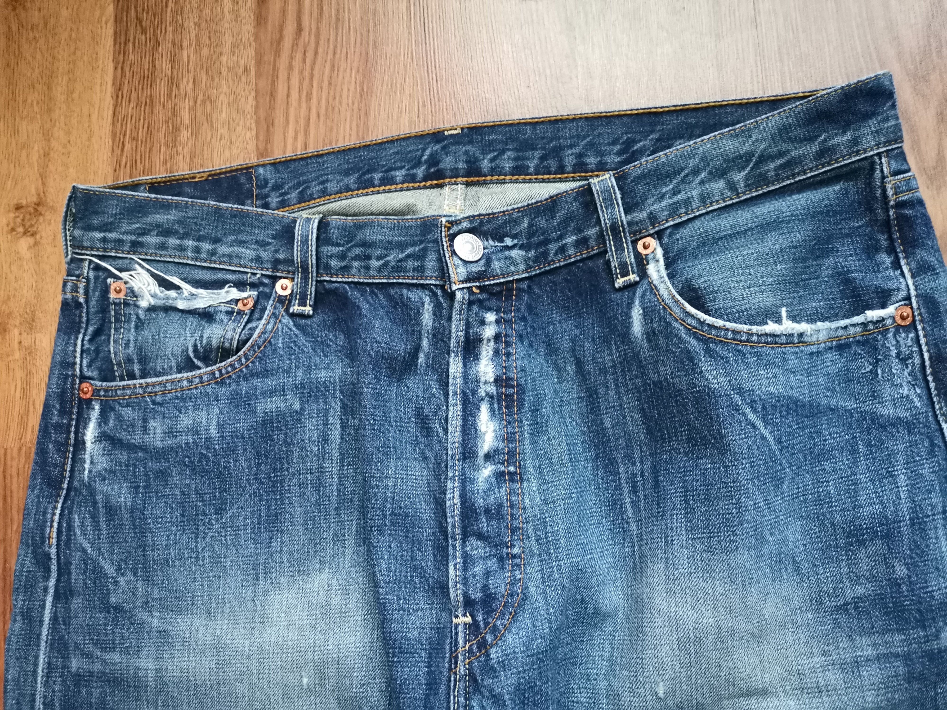 Levi's Vintage Levi's 501 Distressed Jeans Size US 36 / EU 52 - 5 Thumbnail