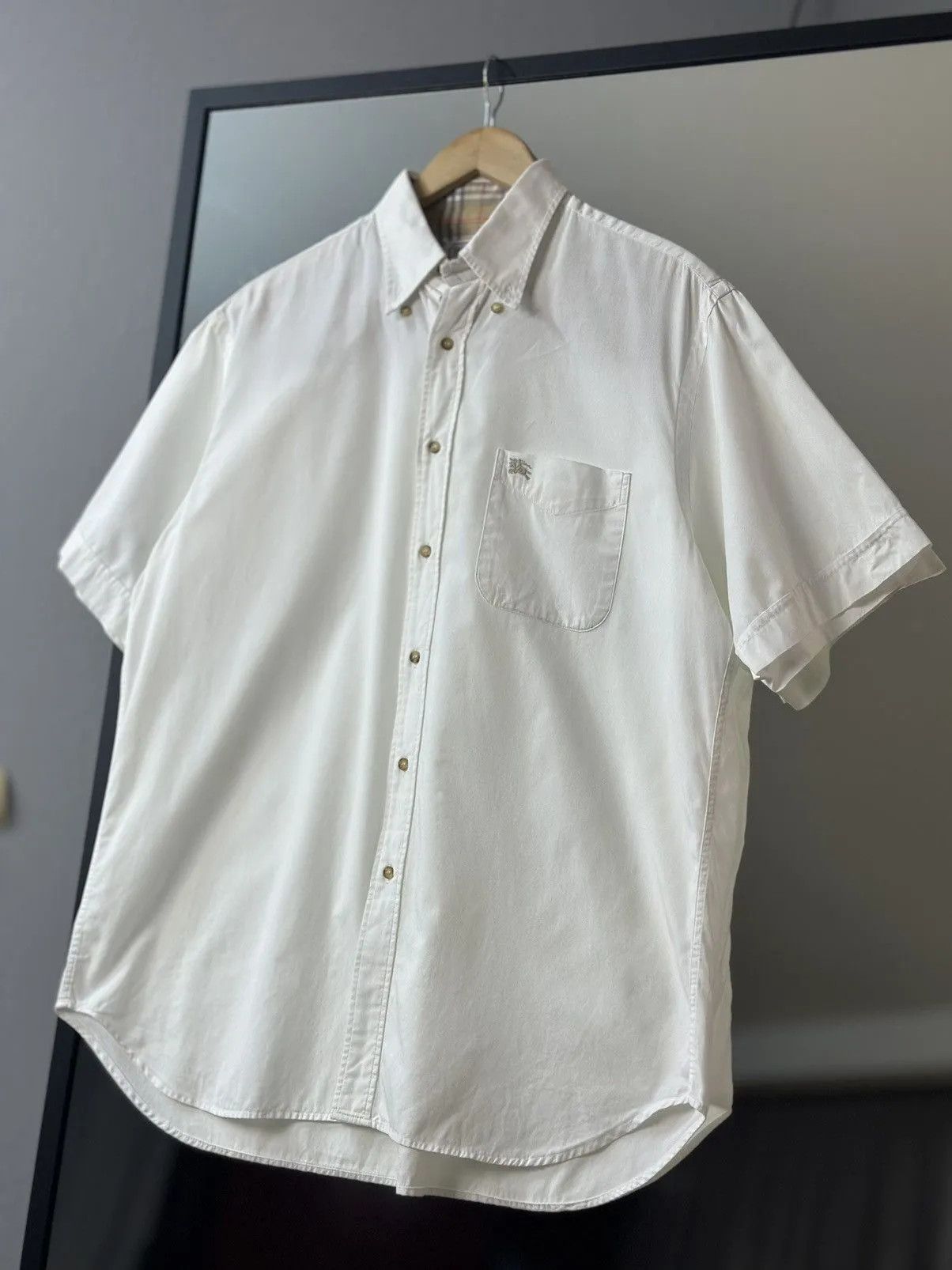Burberry Prorsum Shirt White Avantgarde Luxury Burberrys Crew Neck Prada Y2K Size US M / EU 48-50 / 2 - 4 Thumbnail