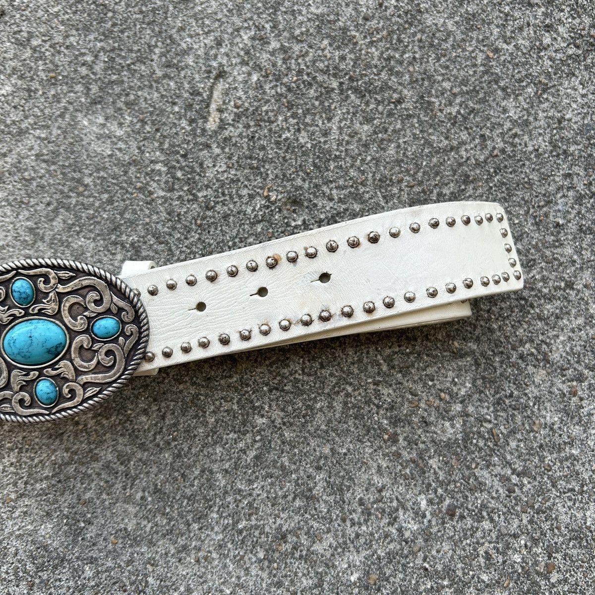 Vintage Vintage studded leatherbelt Feellike Navajo(Kapital Style) Size ONE SIZE - 7 Thumbnail