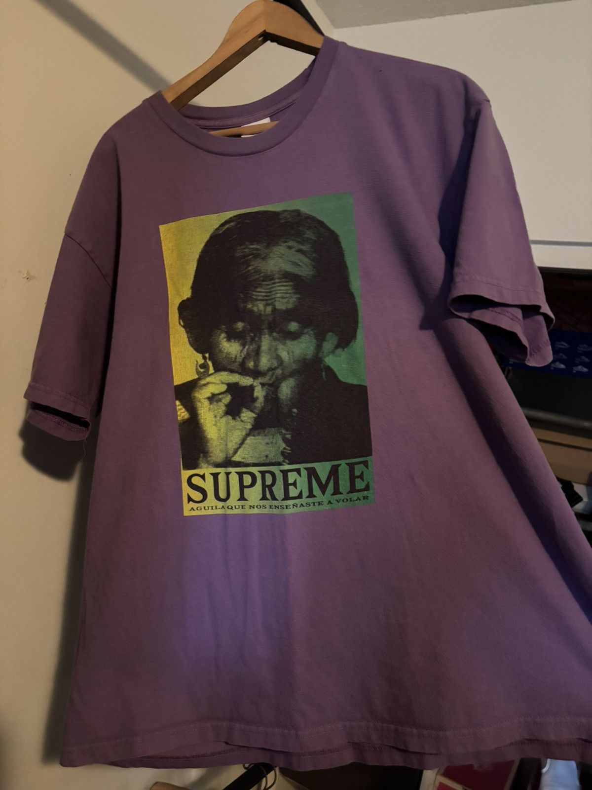 Supreme Supreme Smoking Lady Tee Size US XL / EU 56 / 4 - 1 Thumbnail