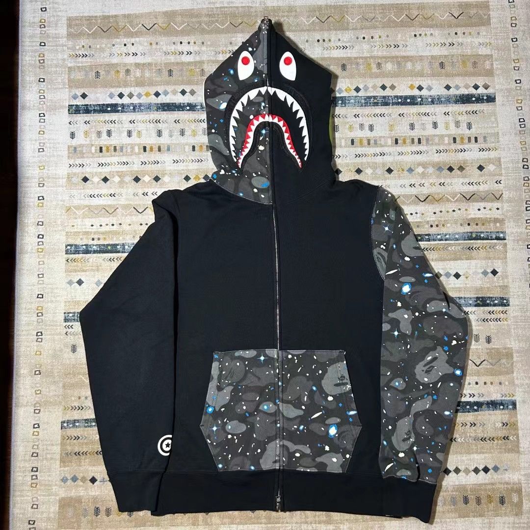 Bape half space camo hoodie online