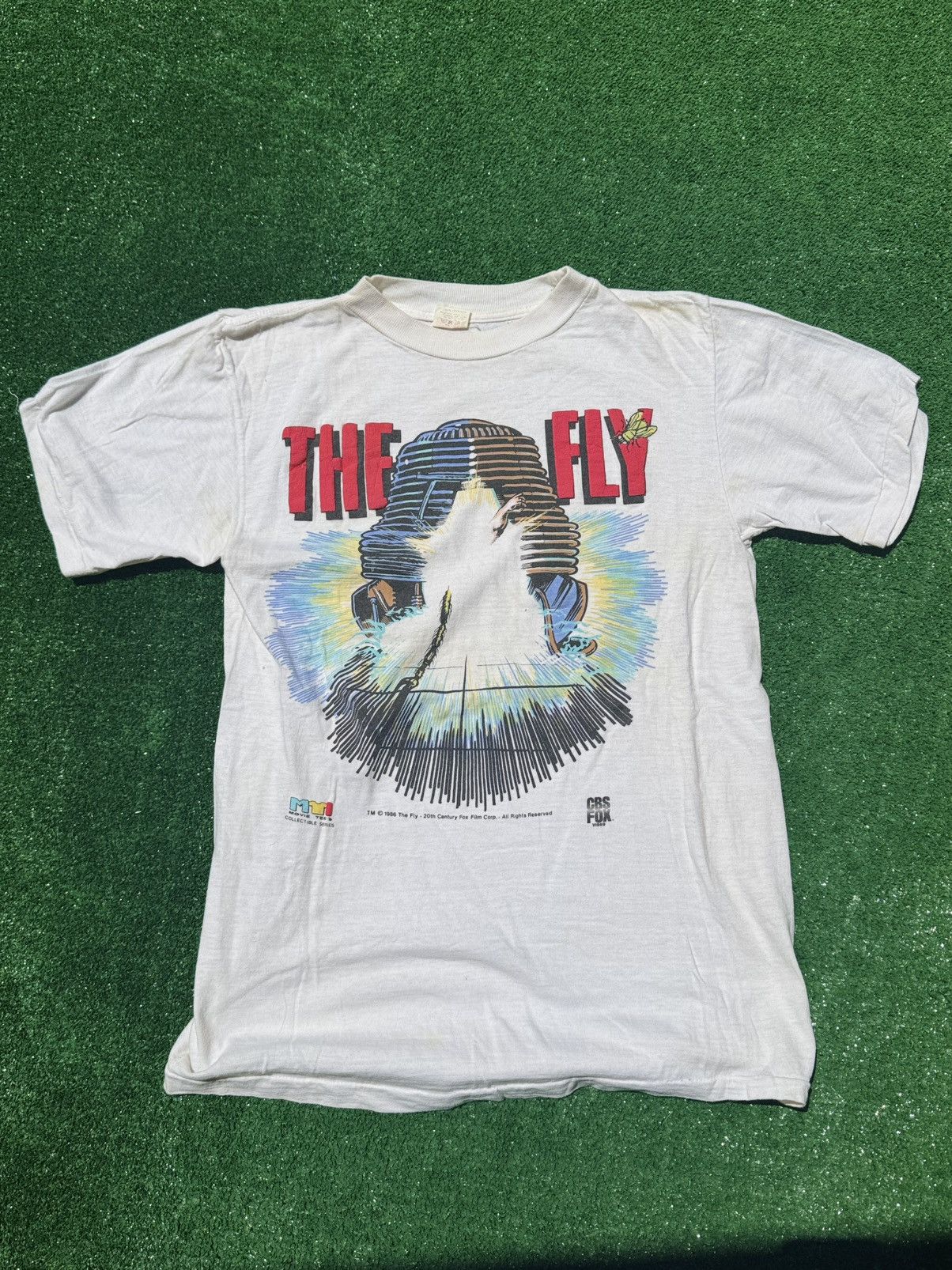 Vintage The Fly Movie Promo T-Shirt Size US XL / EU 56 / 4 - 1 Thumbnail