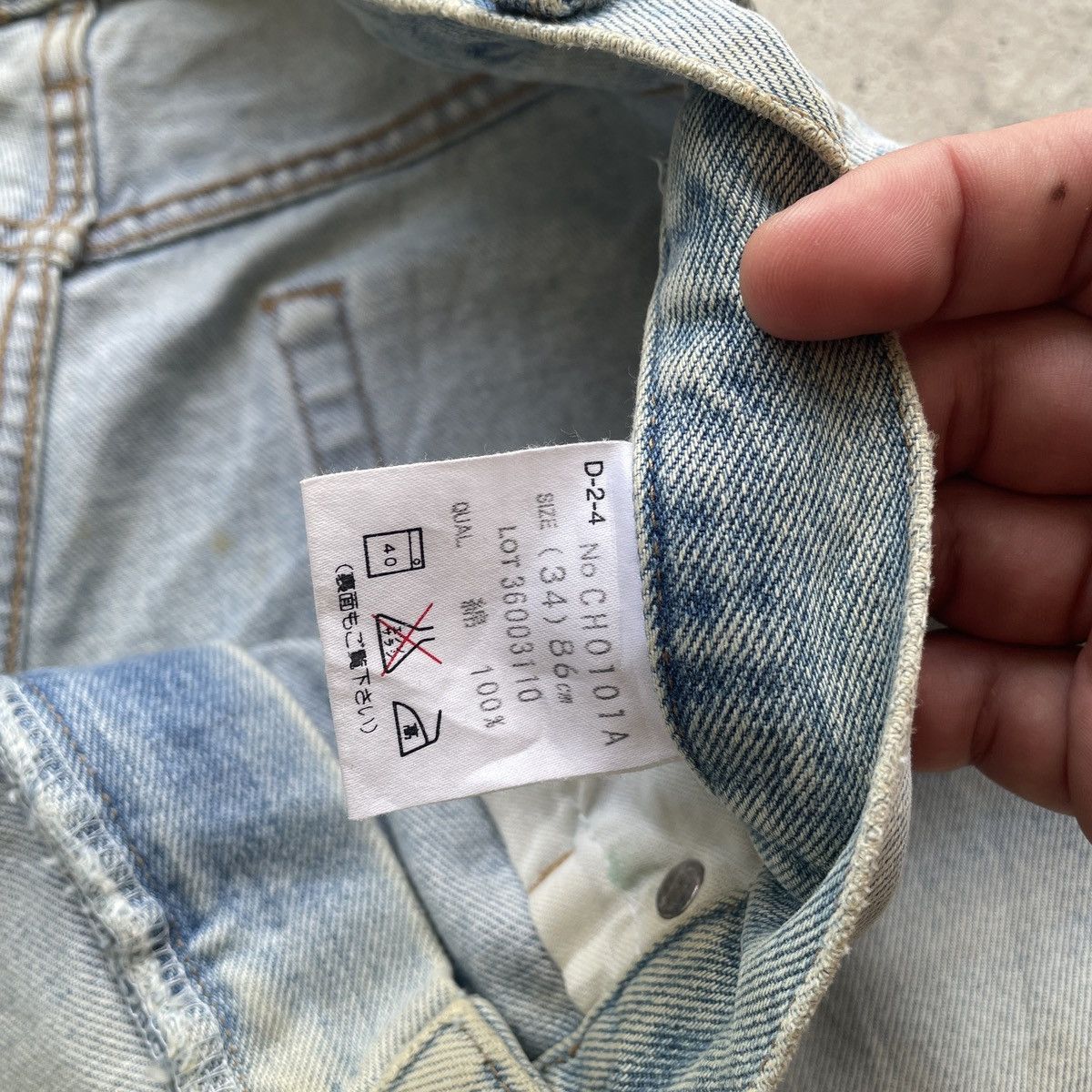 Japanese Brand Vintage Bobson Japan Jeans Faded Distressed Denim Pants W33 Size US 33 - 7 Thumbnail