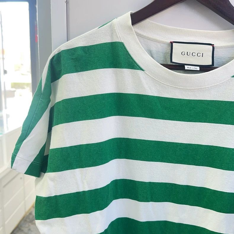 Gucci Gucci Piggy striped short-sleeved T-shirt 2503-Nextarrow Size US L / EU 52-54 / 3 - 5 Thumbnail