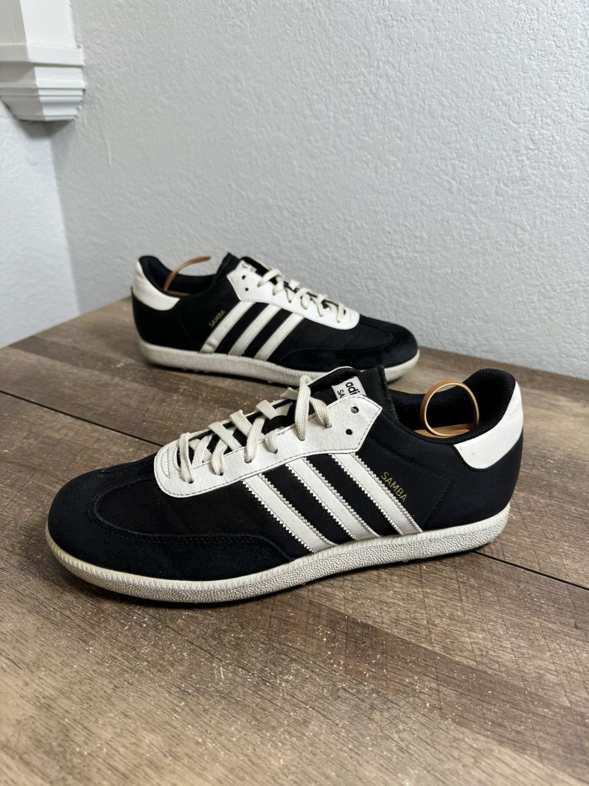 Adidas Adidas Samba Golf Men Shoes 671809 Black White 2013 Sz 10.5 Size US 10.5 / EU 43-44 - 2 Thumbnail