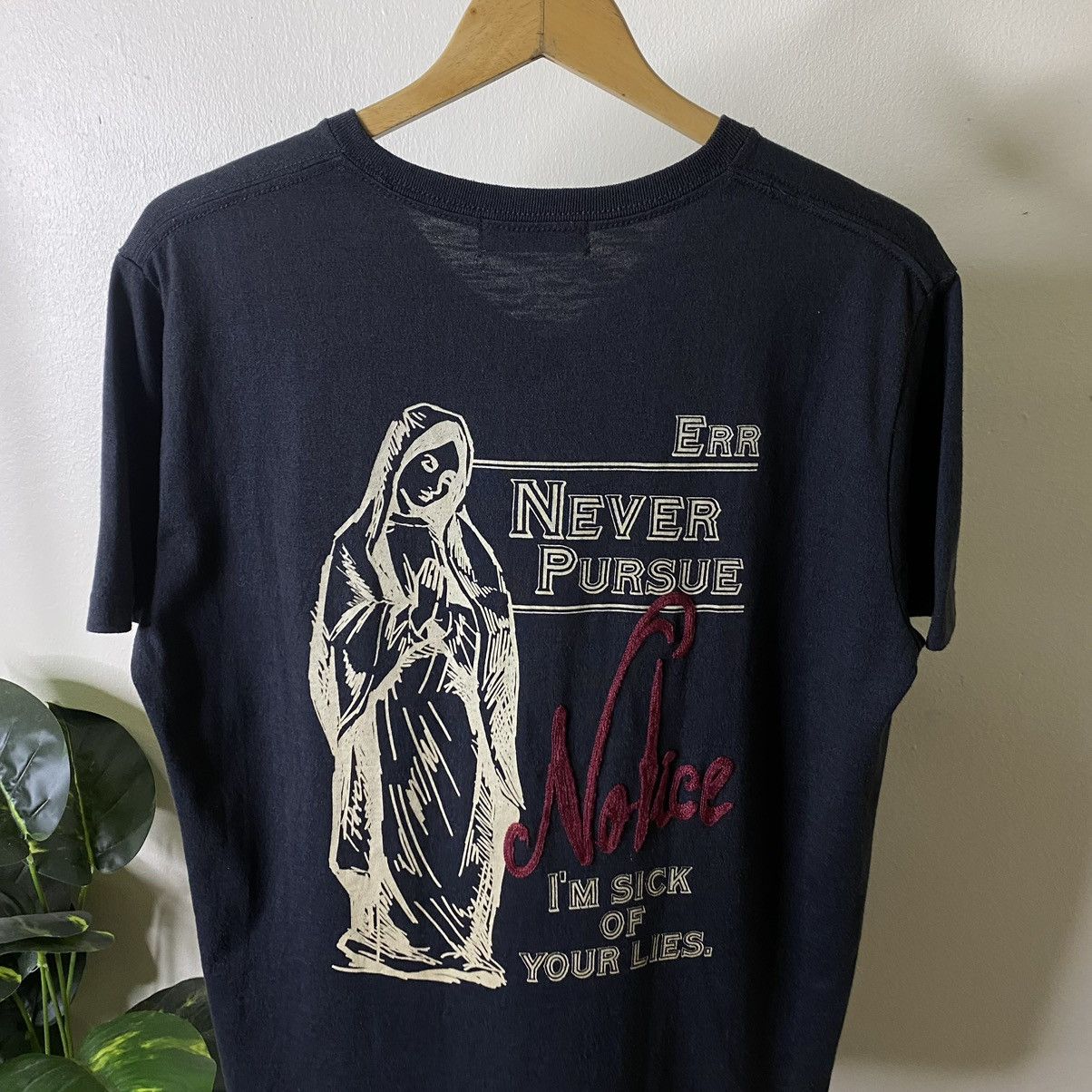 Affliction × If Six Was Nine × Japanese Brand Azul Im Sick Of Your Lies Ifsixwasnine Cyber Gothic Punk Tee Size US M / EU 48-50 / 2 - 2 Thumbnail