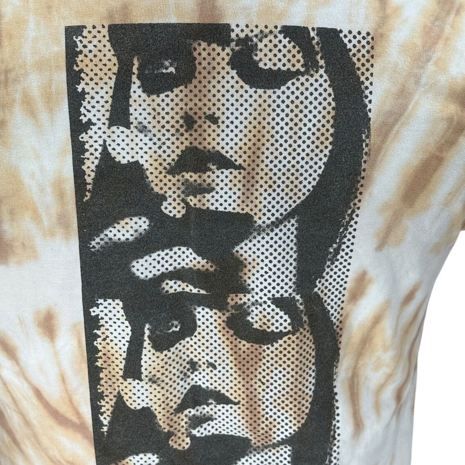 The Unbranded Brand Taylor Swift Midnights T-Shirt Medium White Brown Tie Dye Size US M / EU 48-50 / 2 - 5 Thumbnail