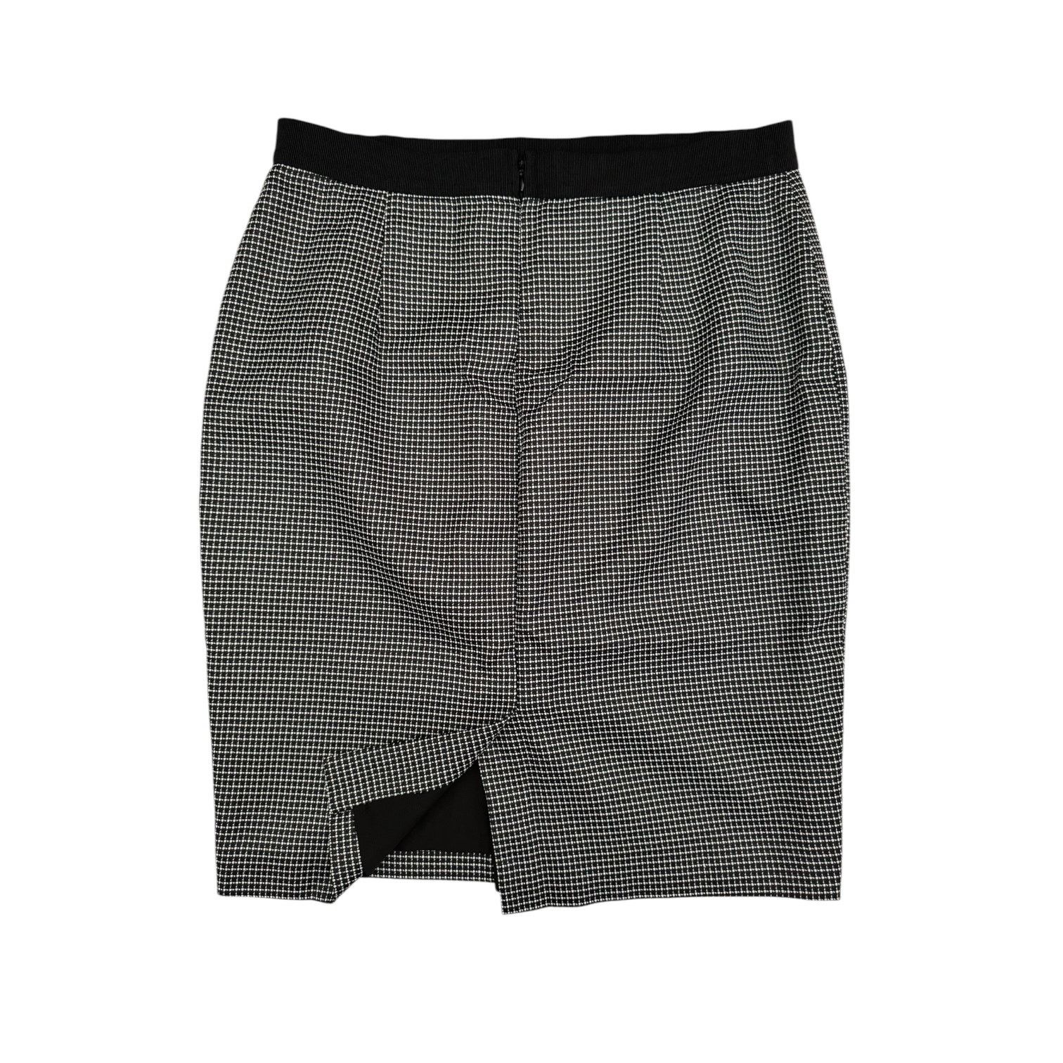Ann Taylor Ann Taylor Women’s Pencil Skirt Black & White Checked Size 8 Size 30" / US 8 / IT 44 - 4 Thumbnail