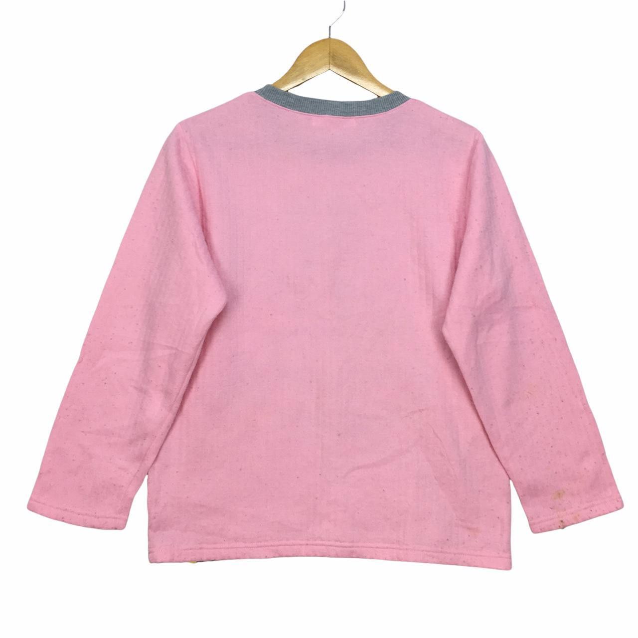 Vintage Vtg HELLO KITTY Long Sleeve T-Shirt Big Logo Cartoon Size L / US 10 / IT 46 - 3 Thumbnail