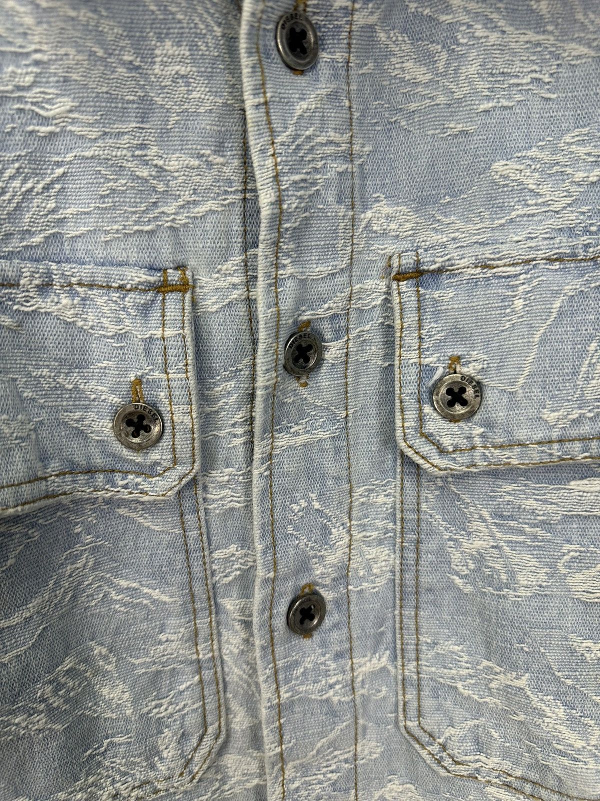 Diesel Diesel Denim Wave Dirty Design Denim Jacket Z08 Size US M / EU 48-50 / 2 - 8 Thumbnail