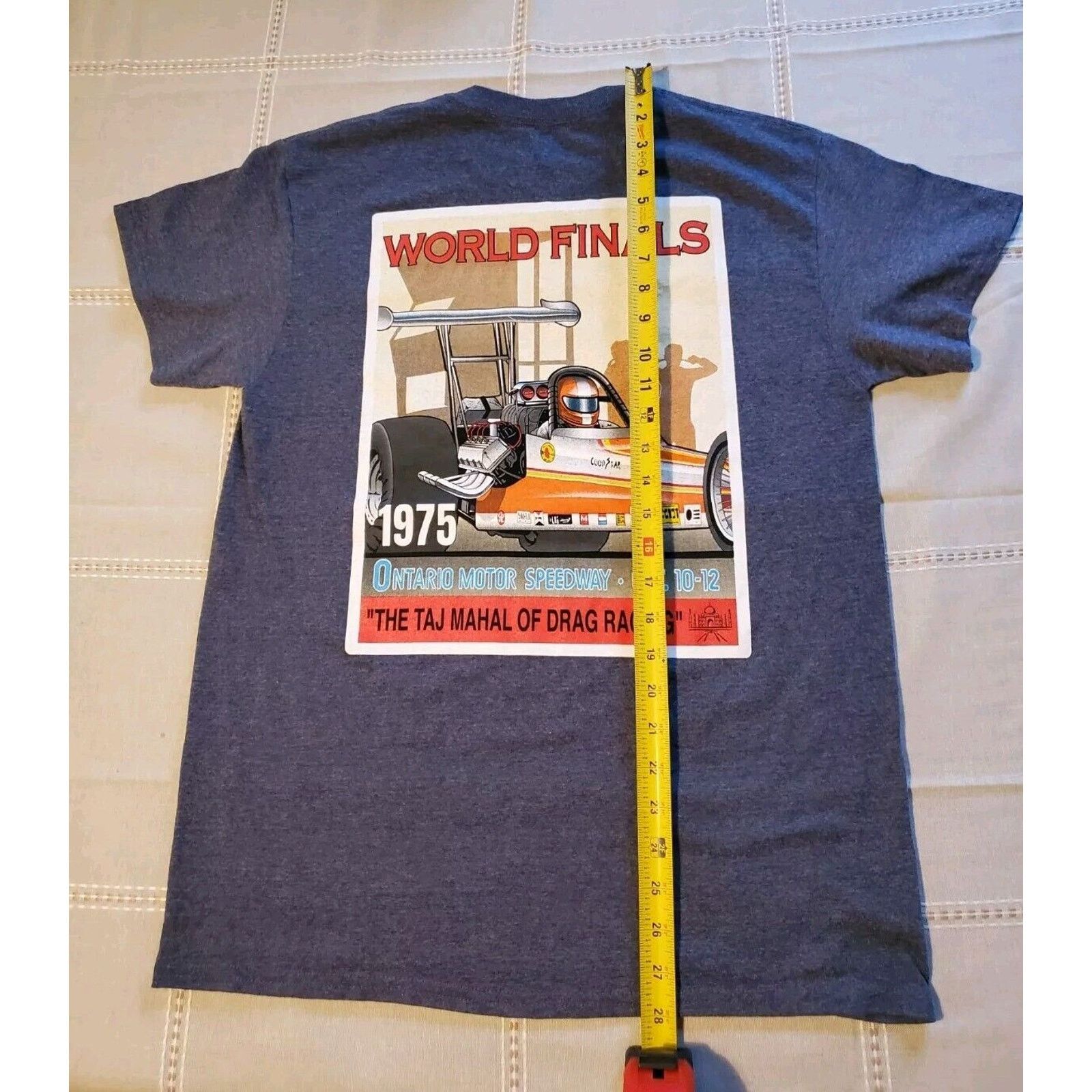 NASCAR Ontario Motor Speedway World Finals Shirt Red Line Drag Race Size US M / EU 48-50 / 2 - 6 Thumbnail