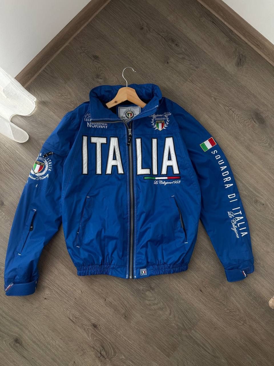 Japanese Brand × Polo Ralph Lauren × Vintage Vintage Polo Ralph Lauren Style ITALIA 10 Blue Jacket Size US M / EU 48-50 / 2 - 8 Thumbnail