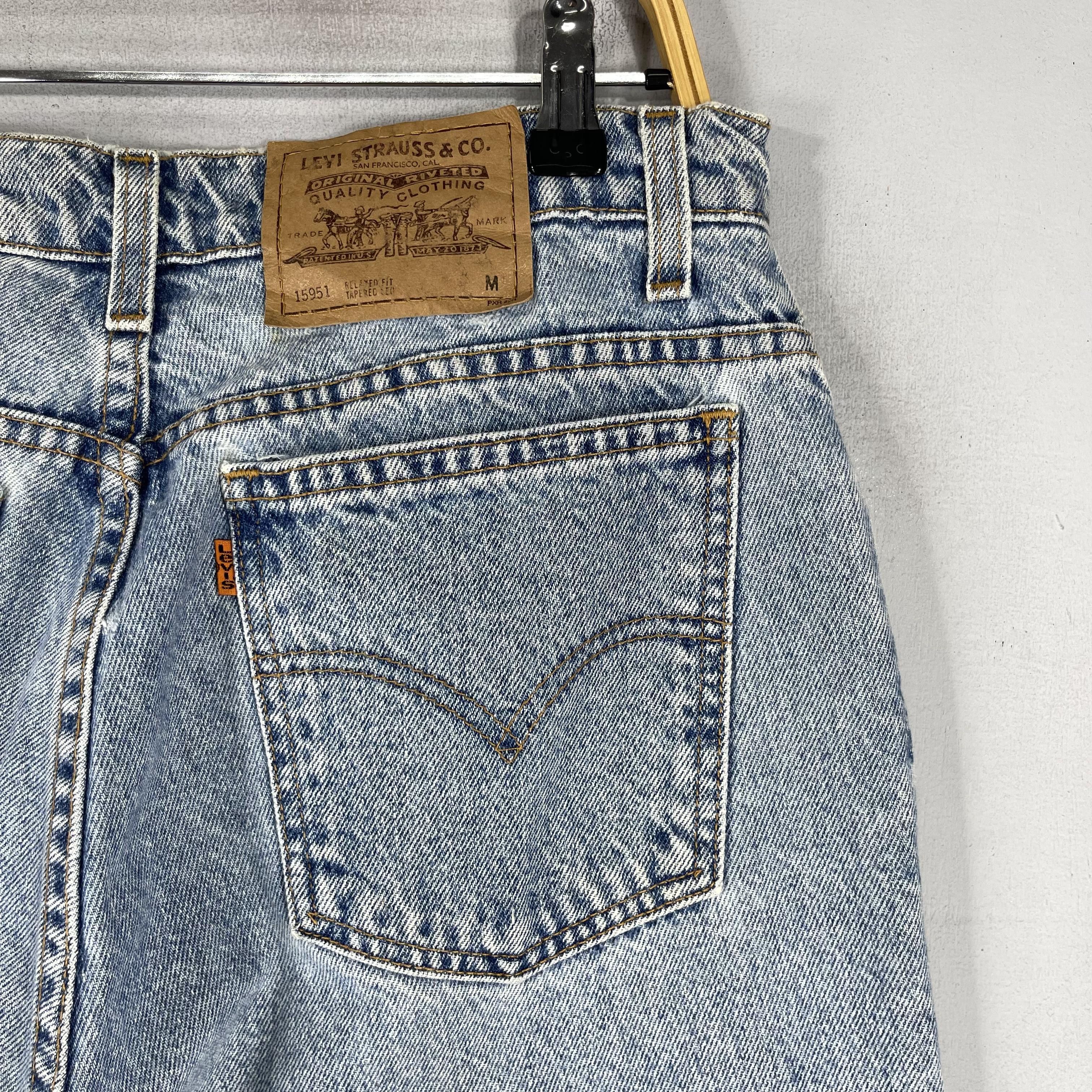 Levi's × Vintage Size 31 Vintage Levis 951 Orange Tab Dirty Mom Jeans Size 31" - 9 Thumbnail