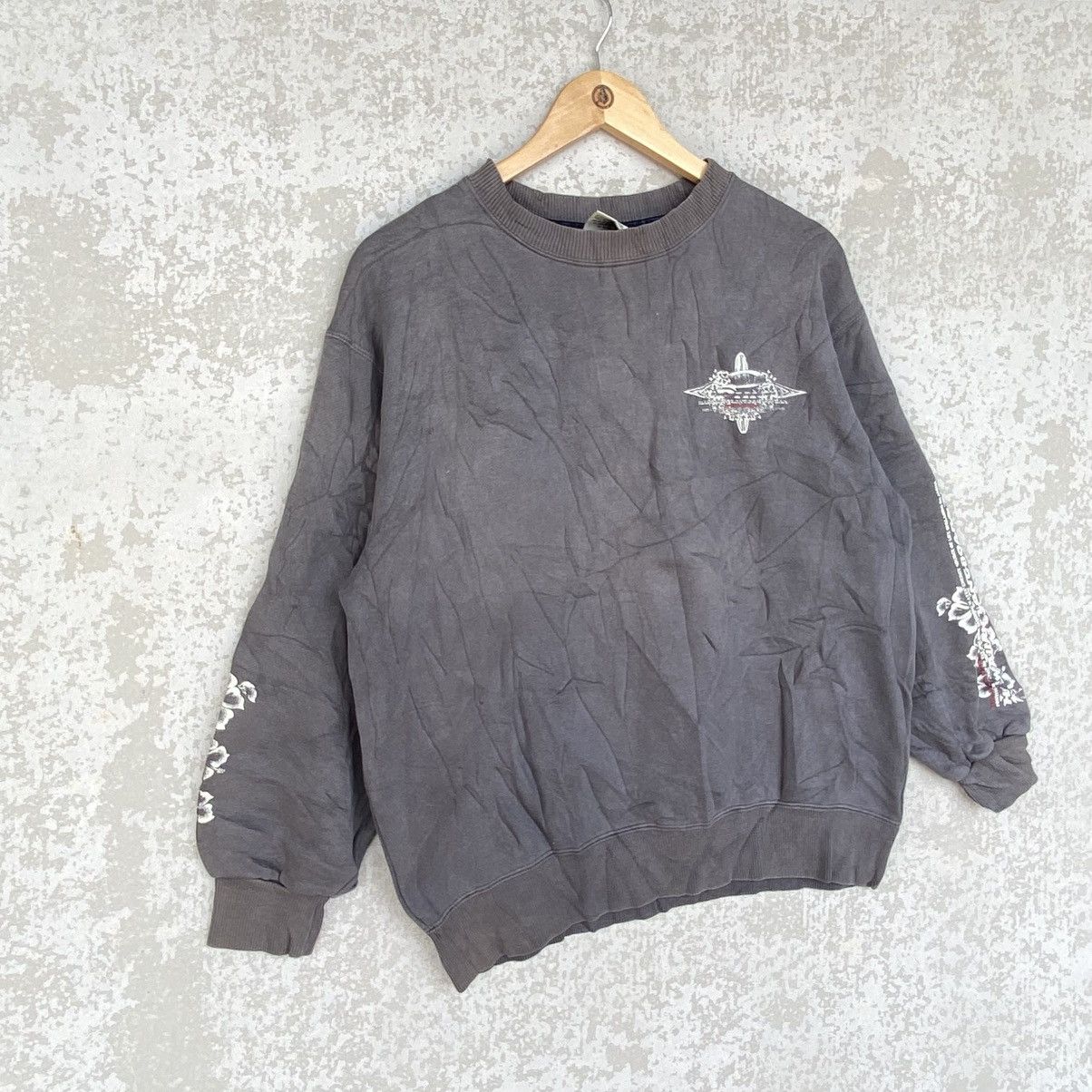 Other Vintage Piko Hawaii Big Printed Crewneck Sweatshirt Gray Size US M / EU 48-50 / 2 - 3 Thumbnail