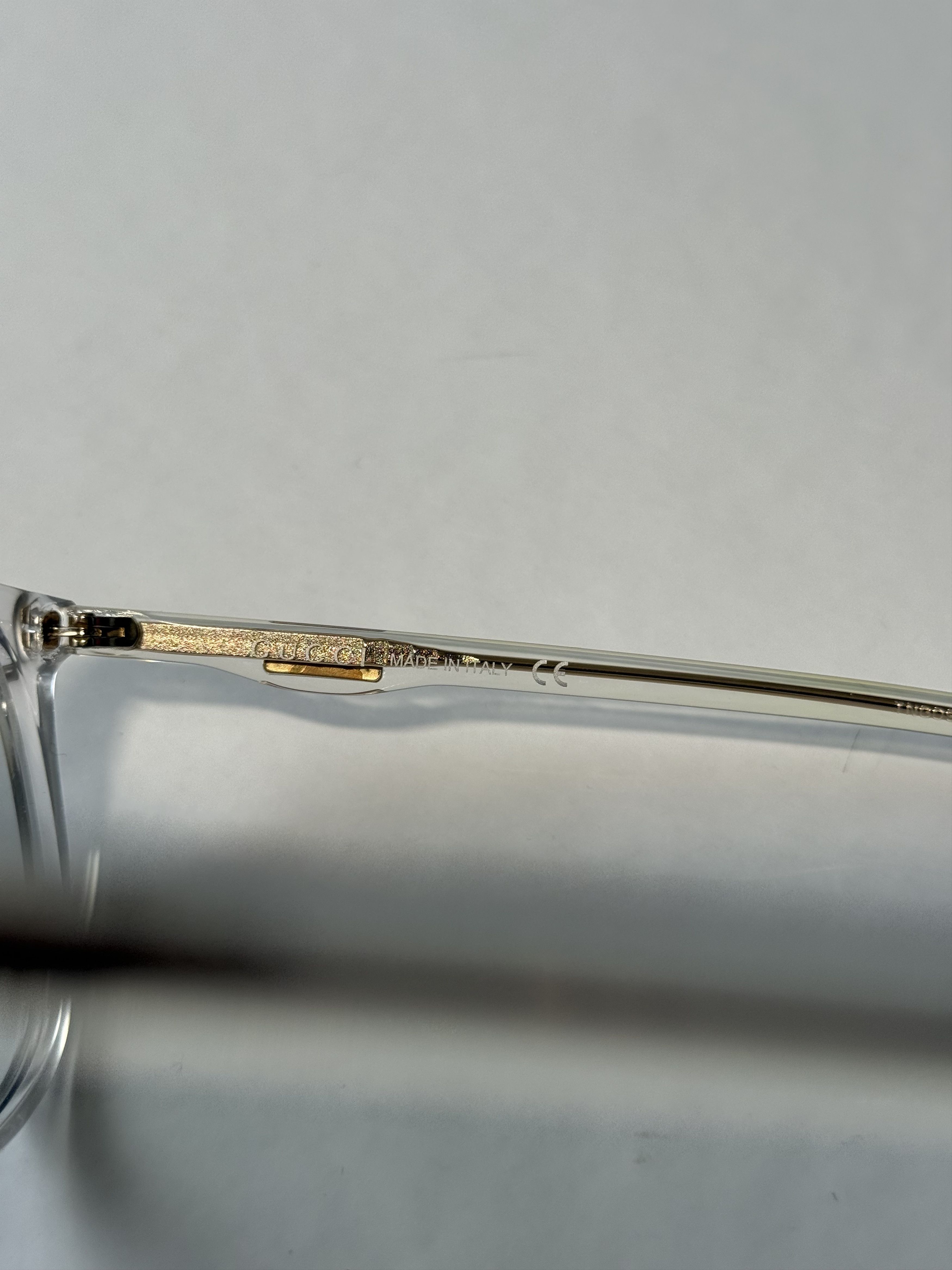 Gucci Gucci Square-Frame Recycled Acetate Sunglasses Clear Size ONE SIZE - 3 Thumbnail