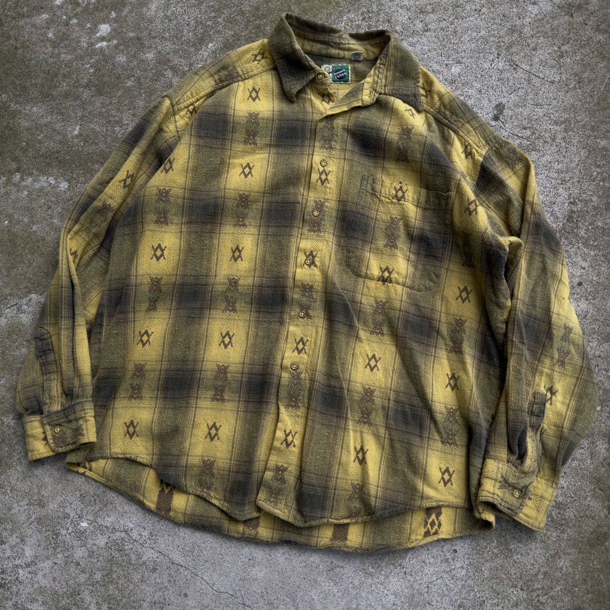 Vintage Faded Plaid Flannel Shirt ERD Grunge Chrome RRL Bode Size US L / EU 52-54 / 3 - 10 Thumbnail