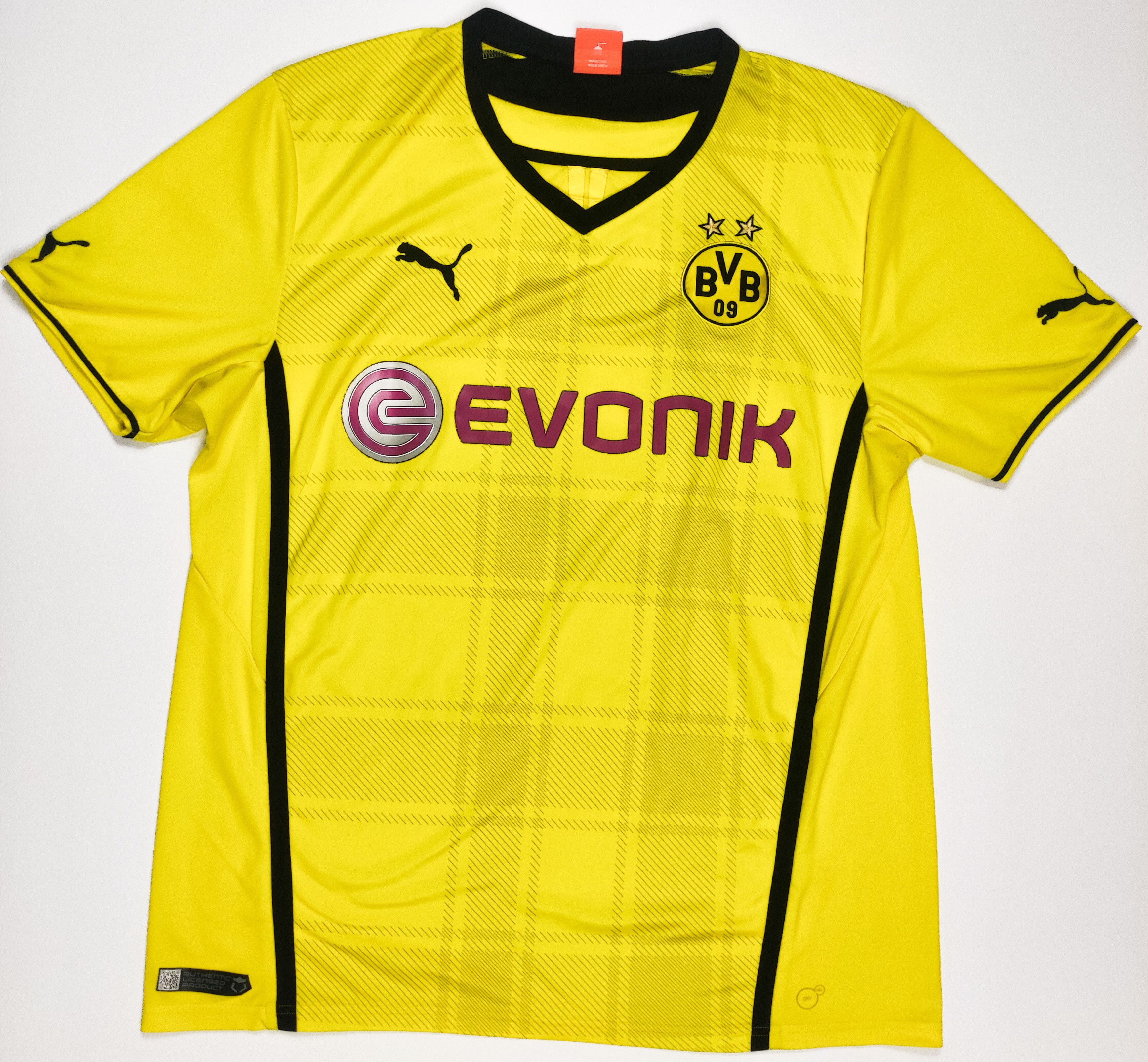 Puma Lewandowski #9 Borussia Dortmund 2013 2014 Puma Home Shirt Size US XL / EU 56 / 4 - 2 Thumbnail