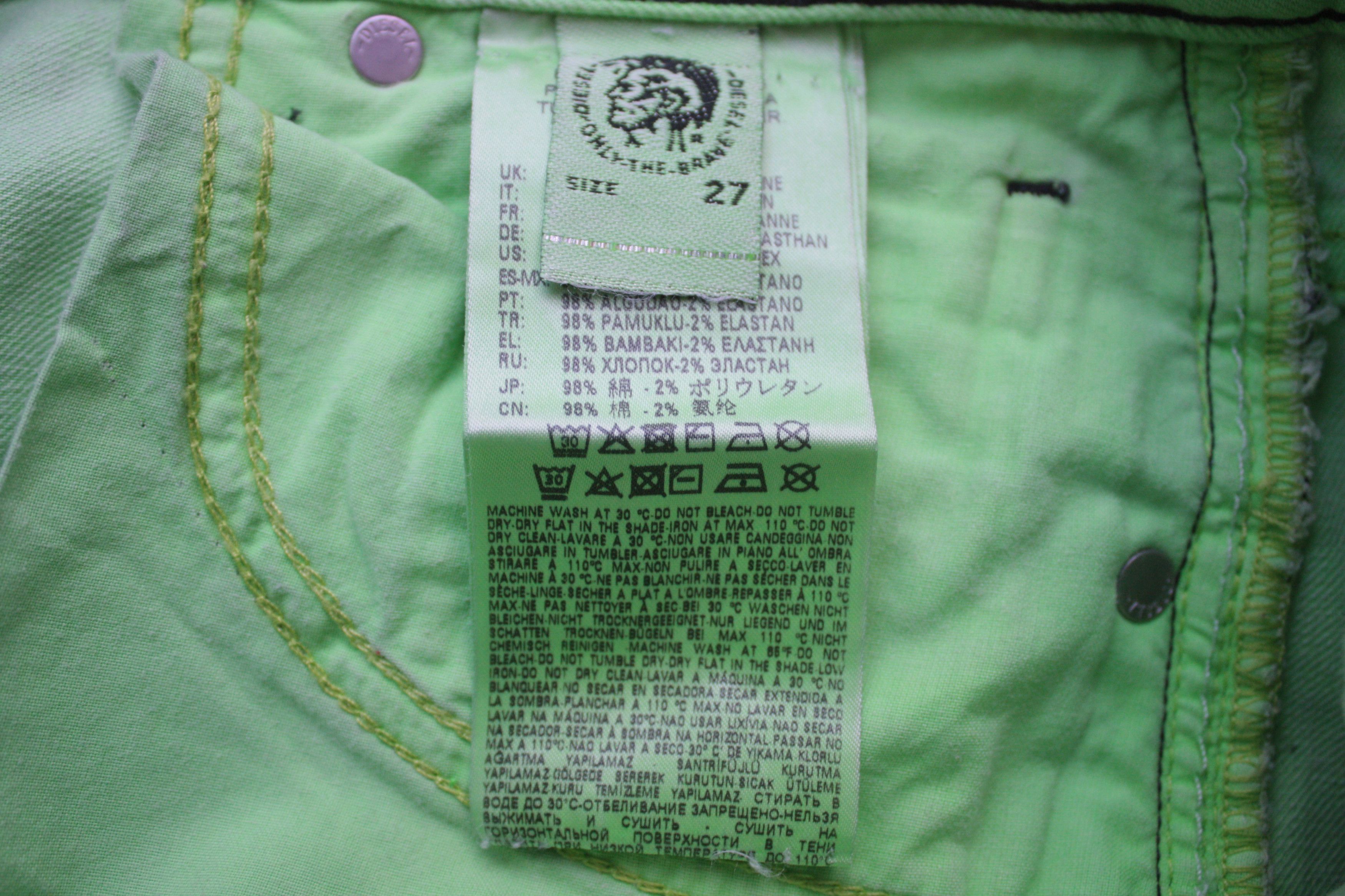 Diesel Diesel Black Green Pants 27 Size US 27 - 7 Thumbnail