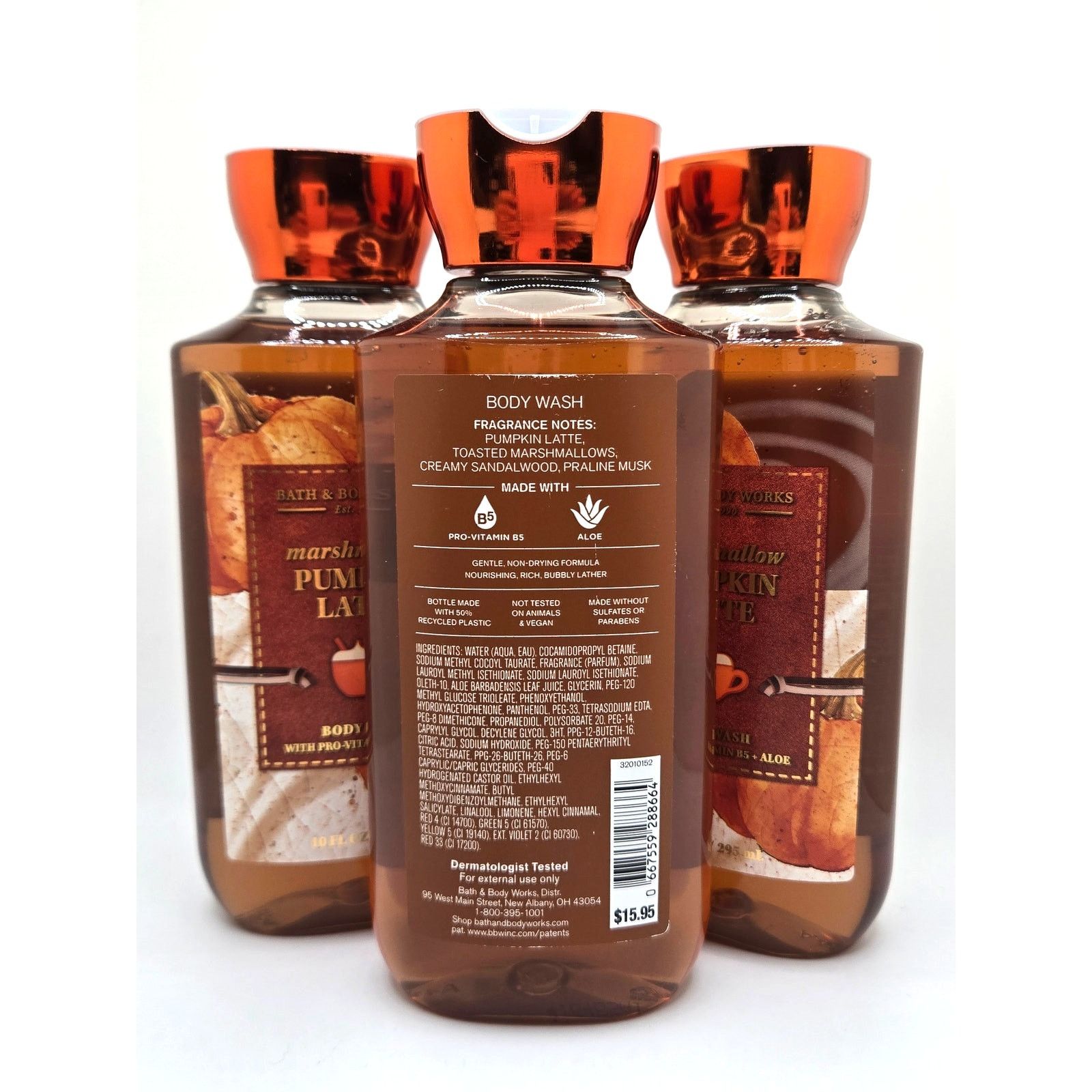 Other NEW Bath & Body Works Marshmallow Pumpkin Latte Body Wash Size ONE SIZE - 5 Thumbnail