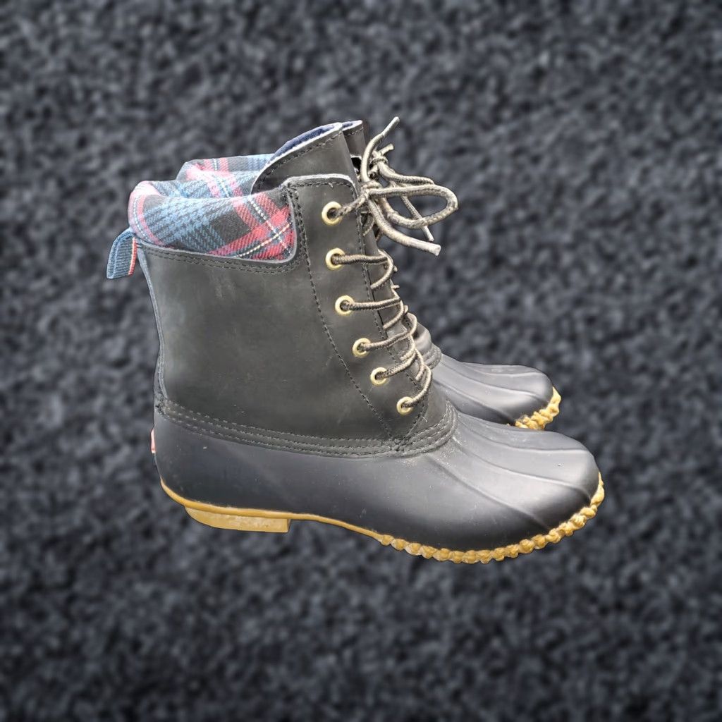 Tommy Hilfiger Tommy Hilfiger Women's Lace-Up Waterproof Rain Snow Duck Boots 8 Russell Size US 8 / IT 38 - 1 Thumbnail