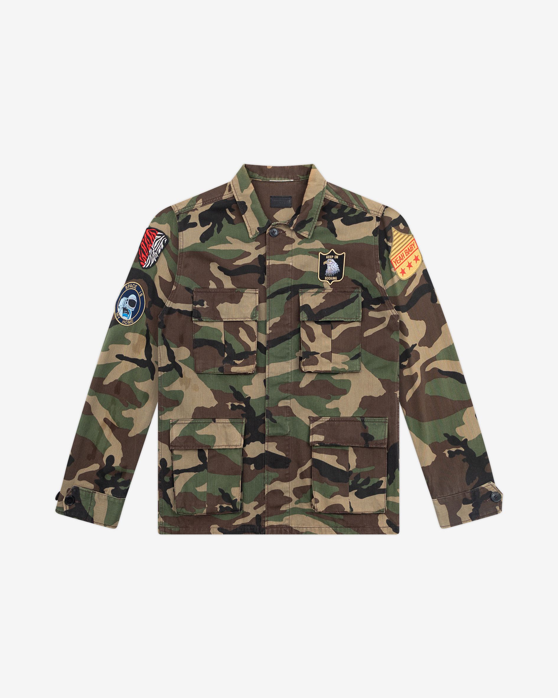 Saint Laurent Paris Yeah Baby Camo Jacket (SS16) Size US S / EU 44-46 / 1 - 1 Thumbnail