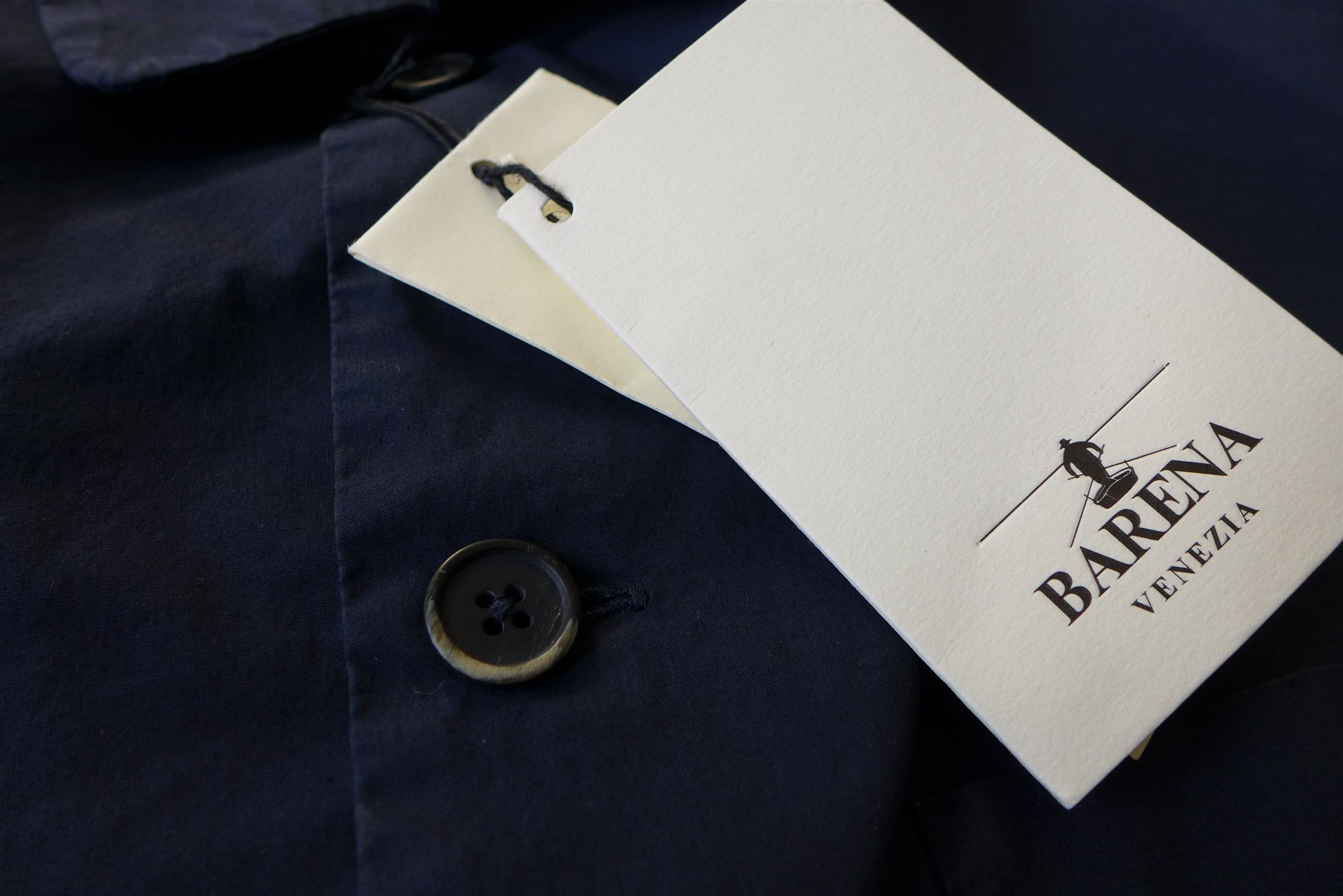Barena Barena Cedrone Overshirt - Navy Cotton - Size 48 Size US M / EU 48-50 / 2 - 9 Thumbnail