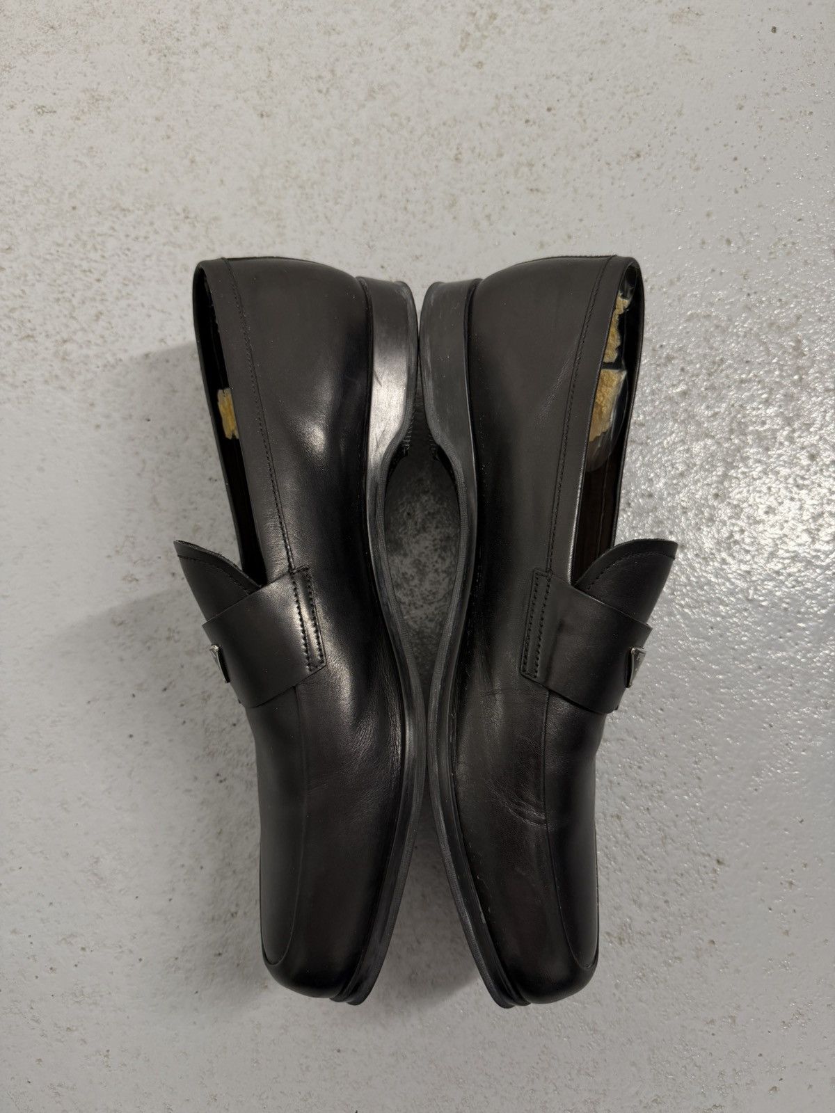 Prada Prada Leather Penny Logo Loafers Size US 11 / EU 44 - 4 Thumbnail