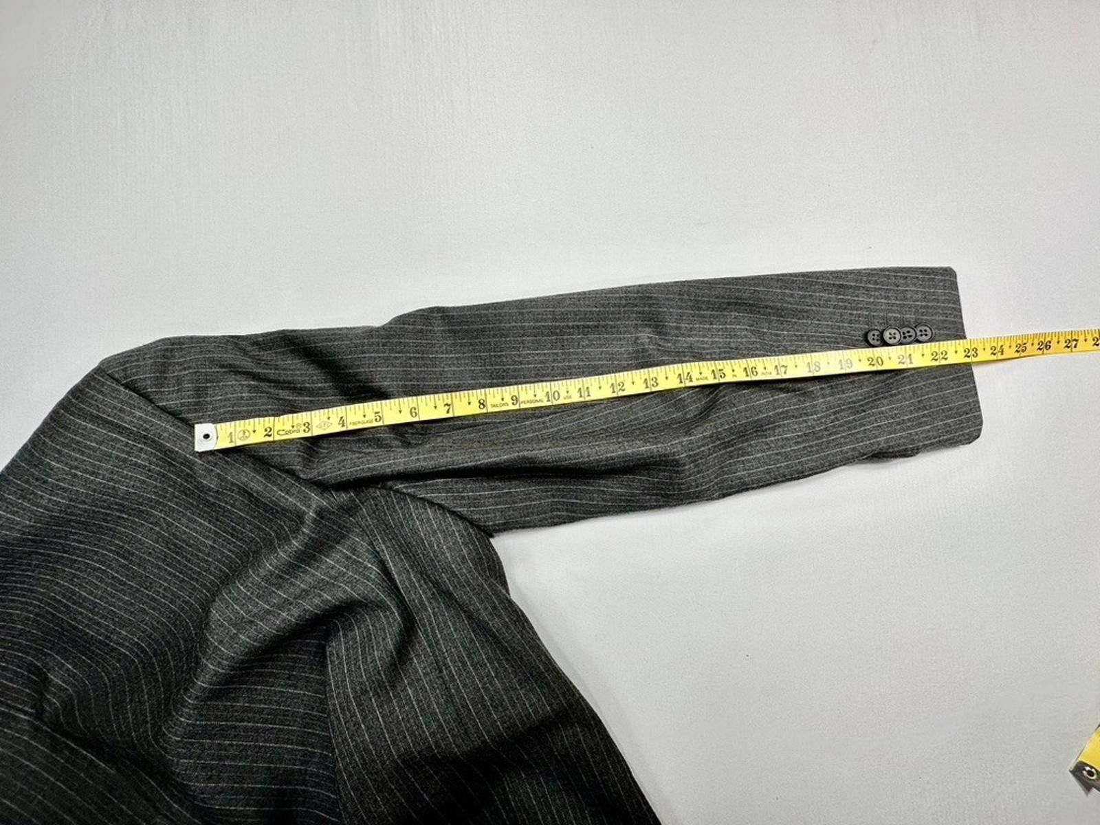 Banana Republic Banana Republic Vintage Wool/Cashmere Modern Jacket Gray 44R Size 44R - 6 Thumbnail