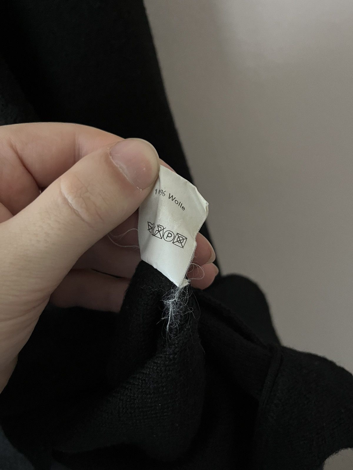 Rundholz Vintage Rundholz Sweater One Size Oversized Wool Black Size ONE SIZE - 9 Thumbnail