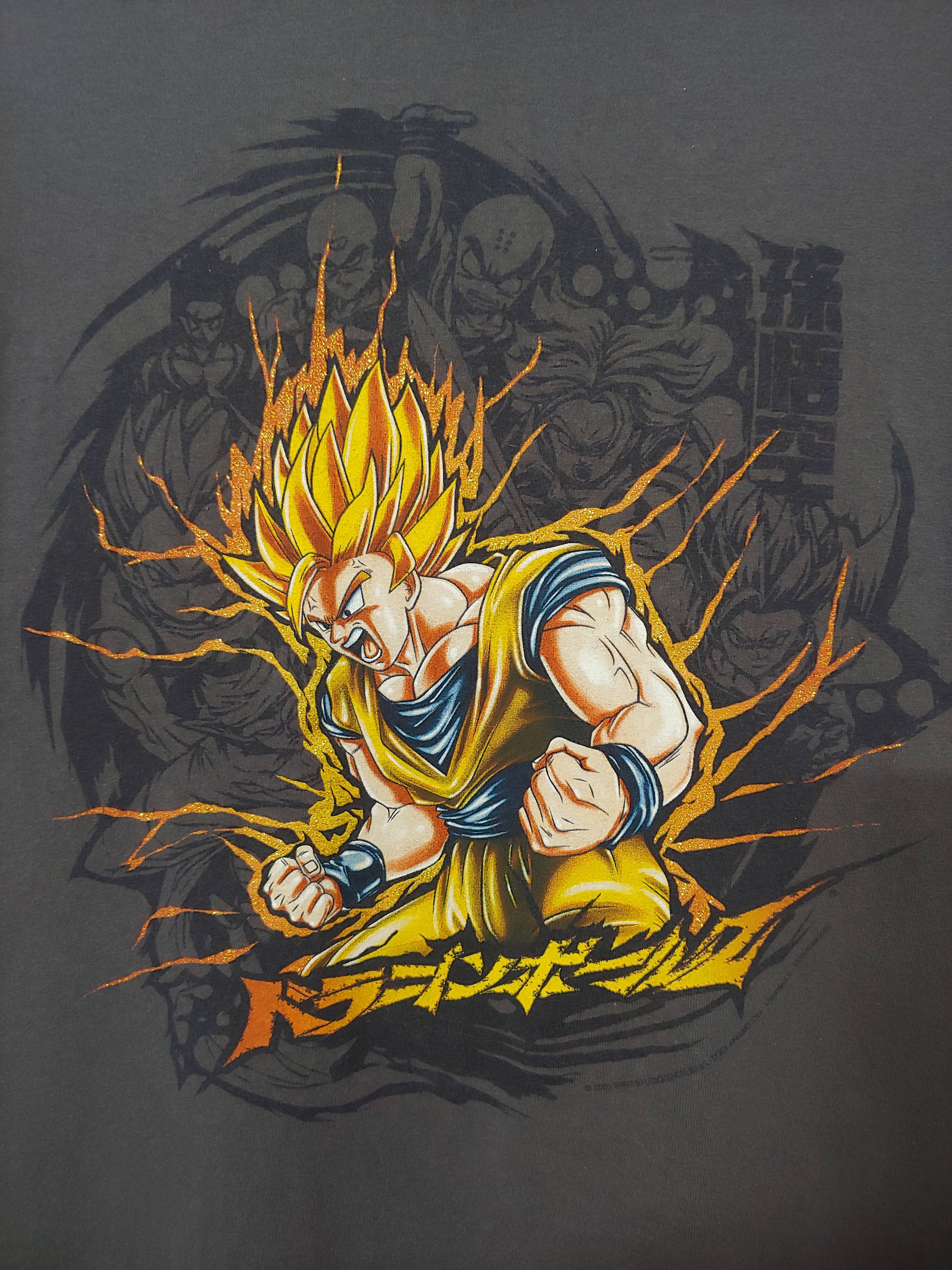 Anime Vintage 2000s Dragon Ball Z Goku DBZ Movie Promo T Shirt Size US S / EU 44-46 / 1 - 2 Thumbnail